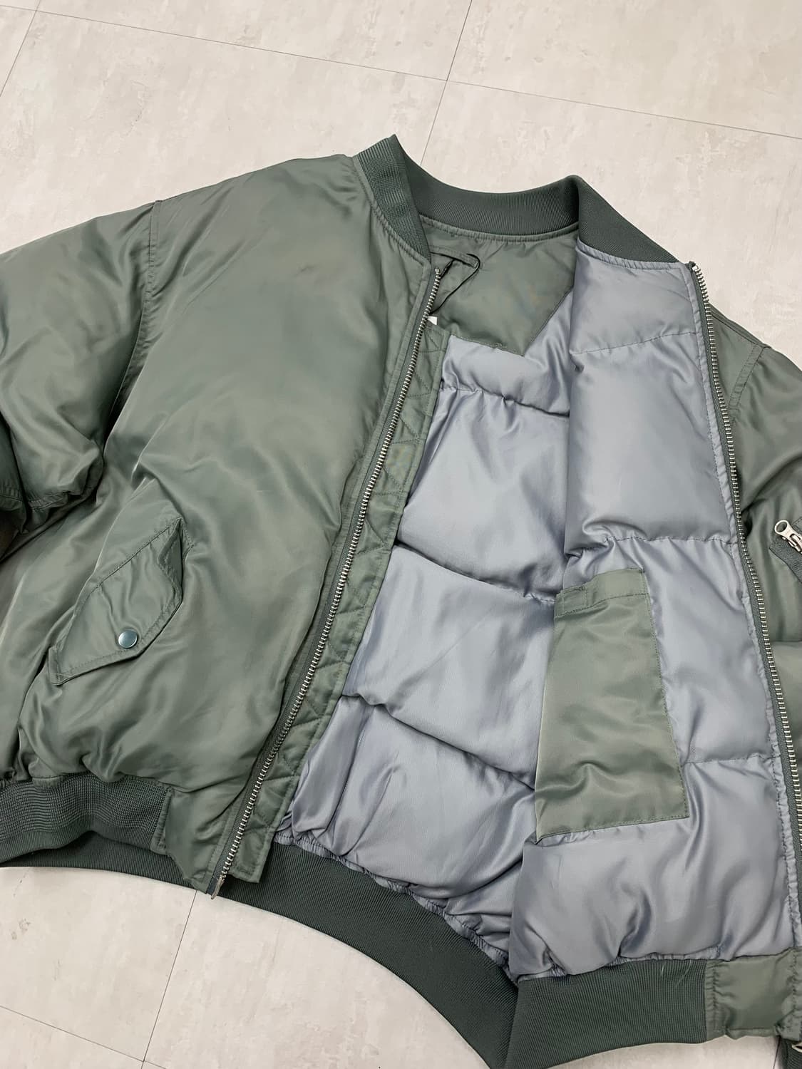 카키 항공 점퍼#18 상품이미지5