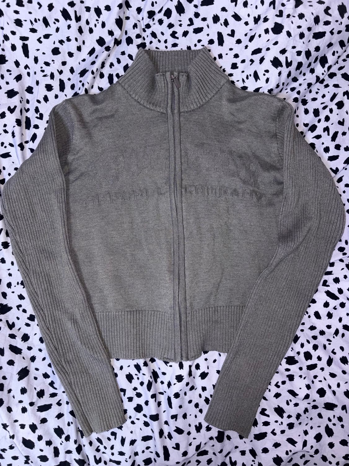 스컬프터 니트집업  상품이미지1