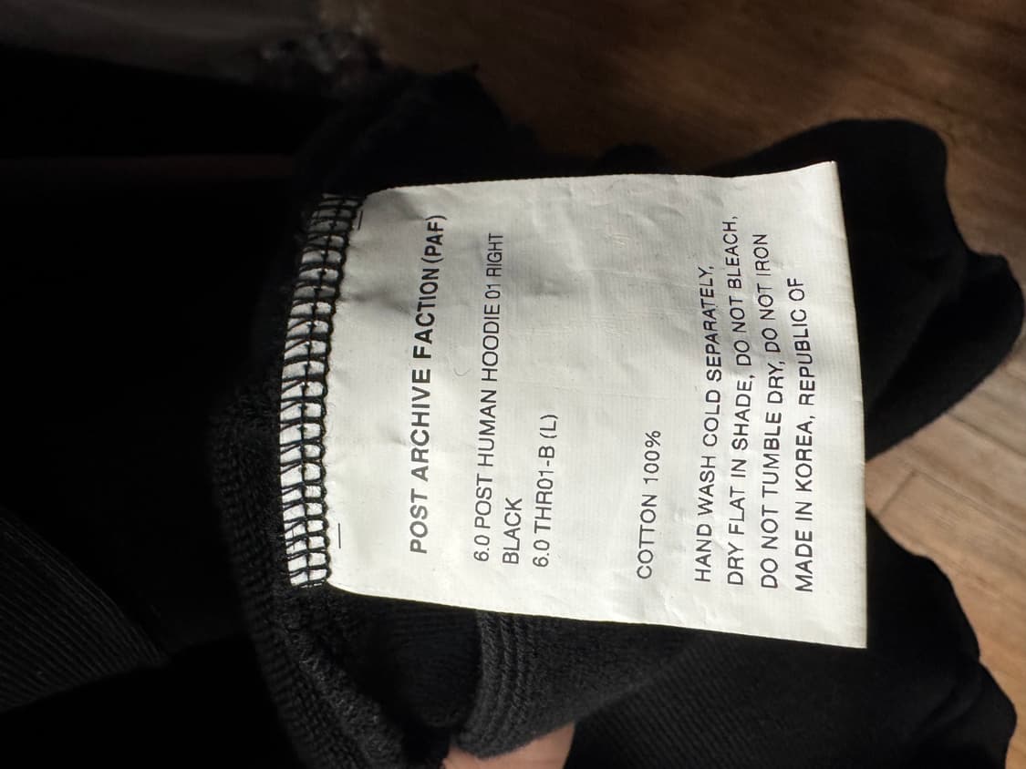 PAF 포스트 아카이브 팩션 6.0 HUMAN (L) 상품이미지5