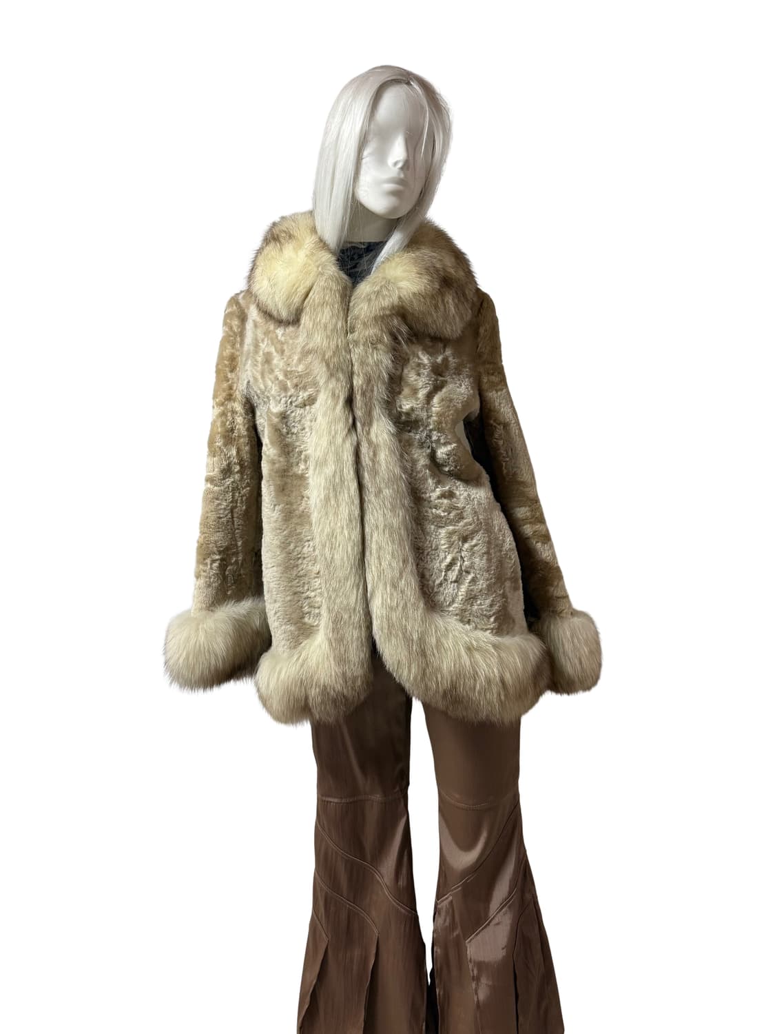 핀터레스트 무드 리얼 퍼 자켓 상품이미지2