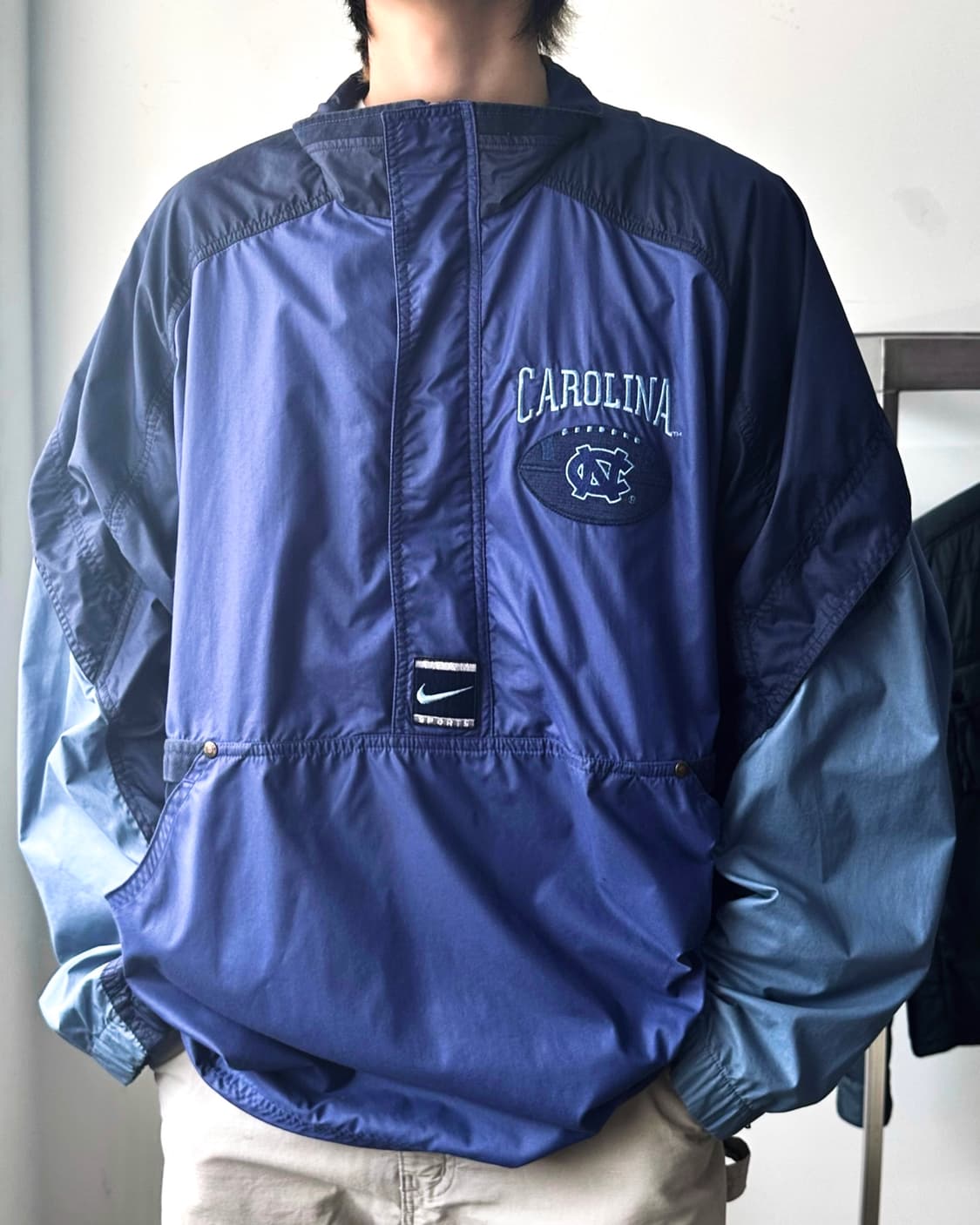 나이키 90‘s 유니버시티 노스 카롤라이나 아노락  상품이미지1