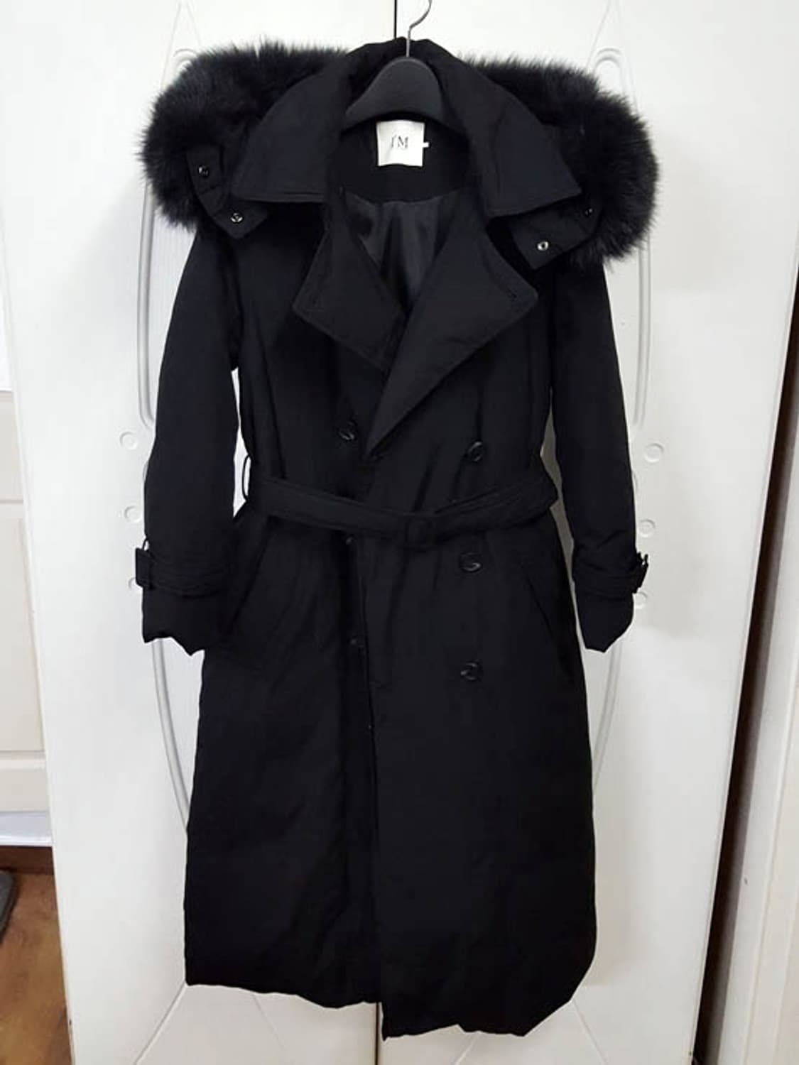 잇미샤 폭스퍼 트리밍 롱 구스다운 패딩 상품이미지1