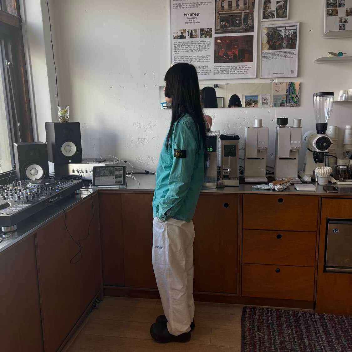 스톤아일랜드 민트 2 포켓 오버 셔츠 자켓 상품이미지2