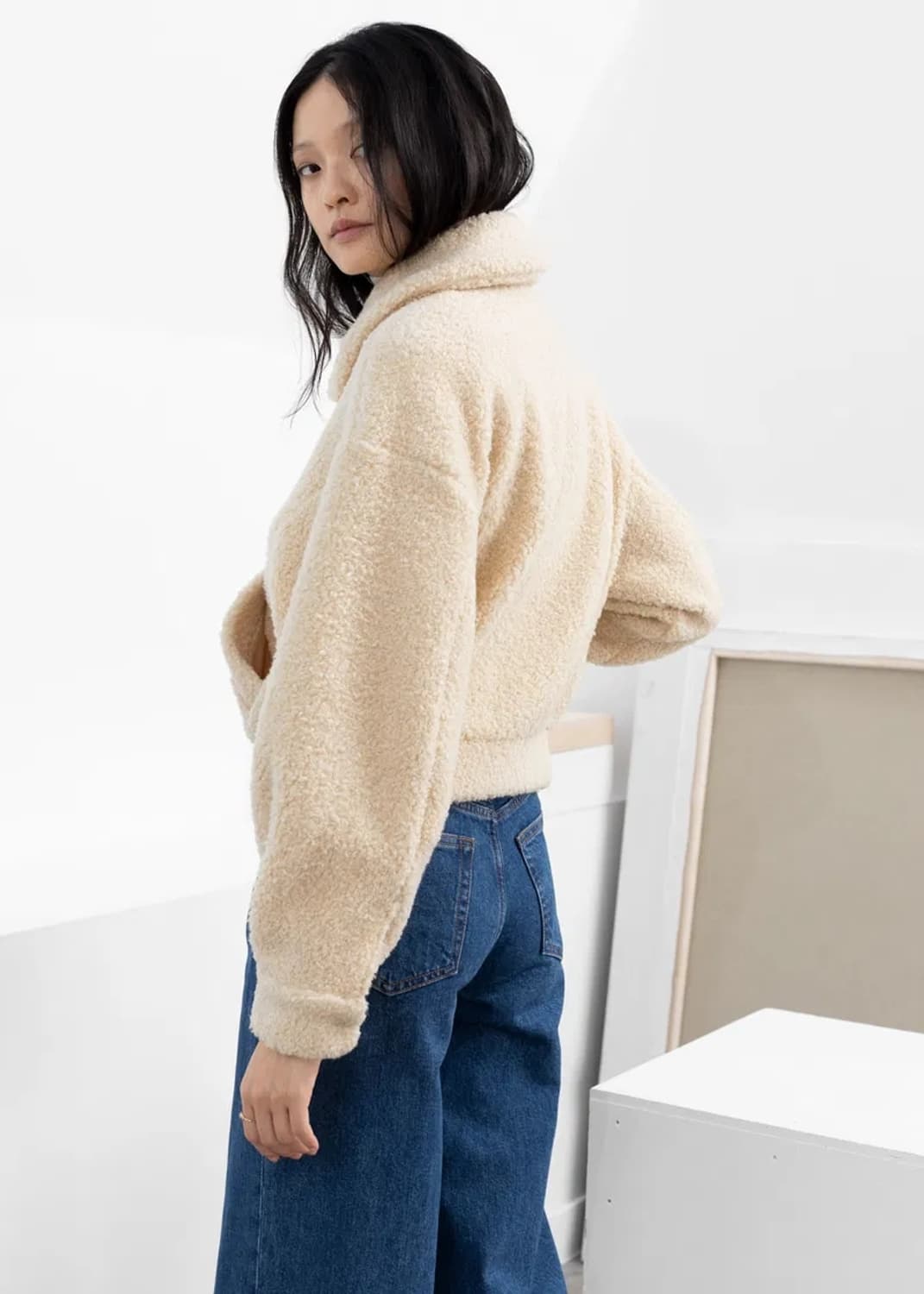 앤아더스토리즈 테디 자켓 / 여성 자켓 / 여자 자켓 상품이미지2