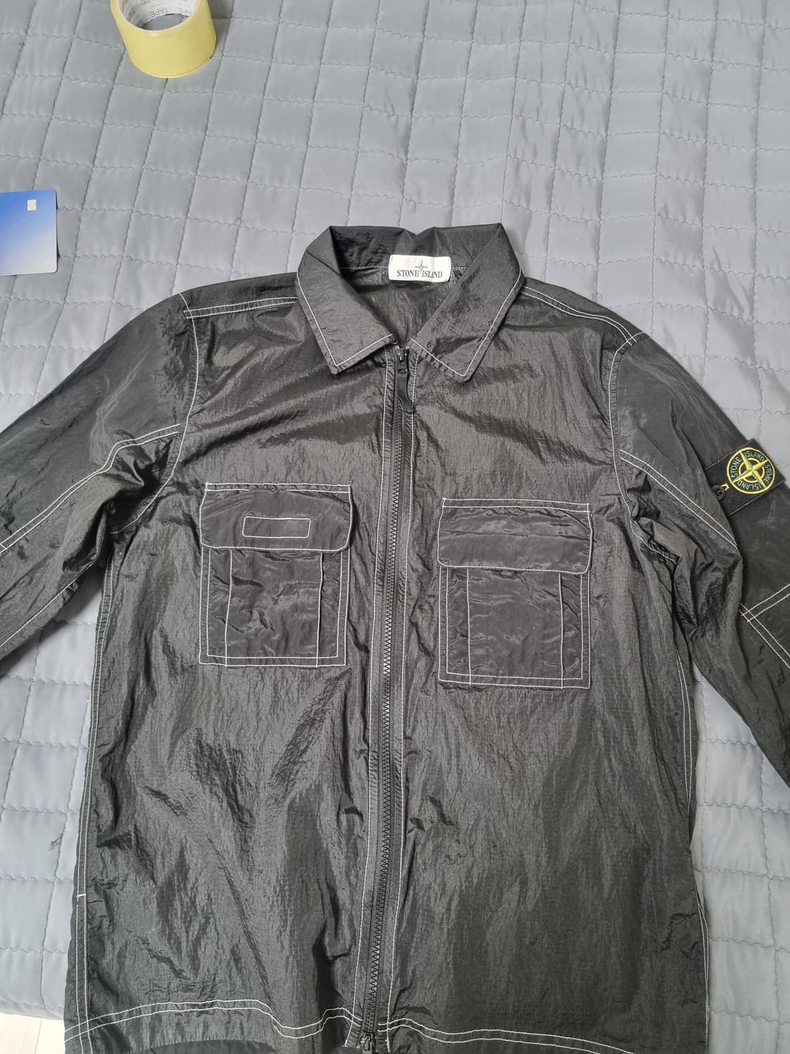 (백화점판) 스톤아일랜드 나일론 메탈 오버셔츠 s 상품이미지1