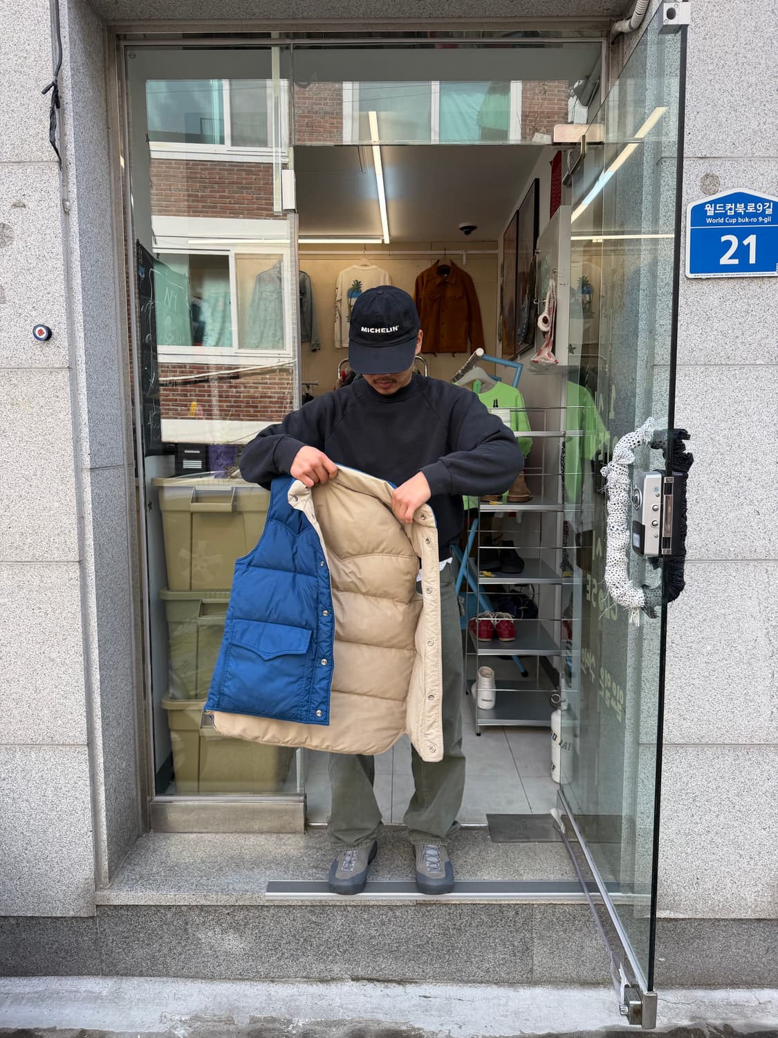 vtg down vest 상품이미지6