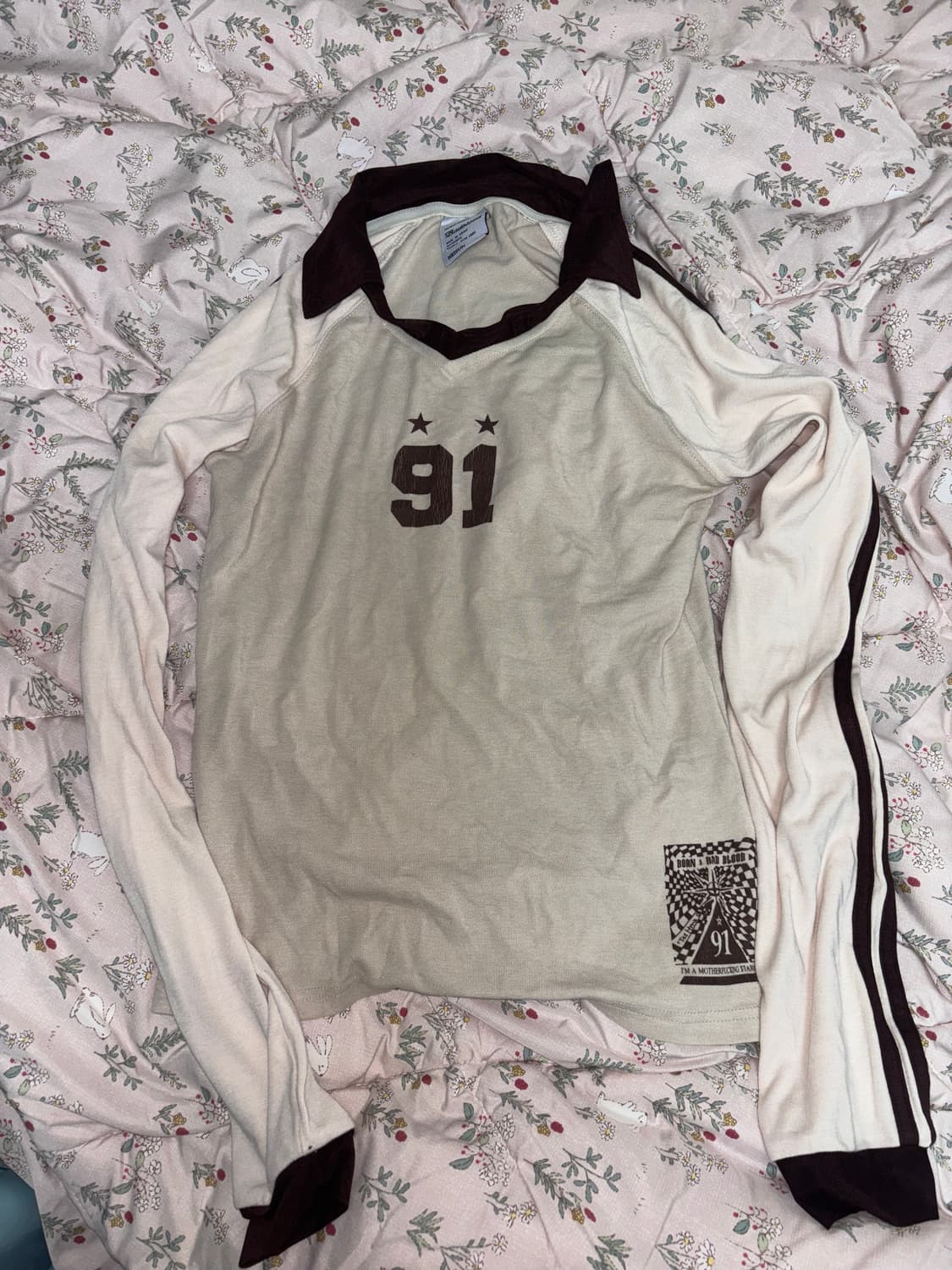 배드블러드 나쟈 져지 탑 샌드 M 상품이미지8