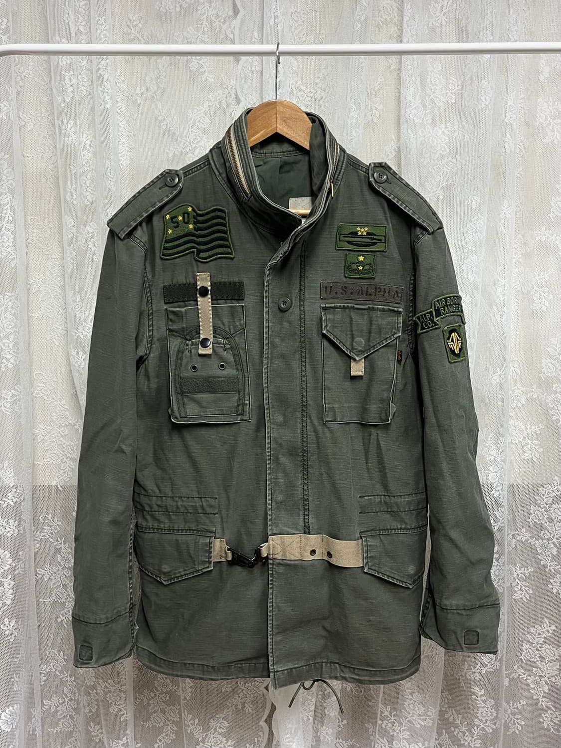 S) 알파인더스트리 M65 카키 야상 자켓 상품이미지1