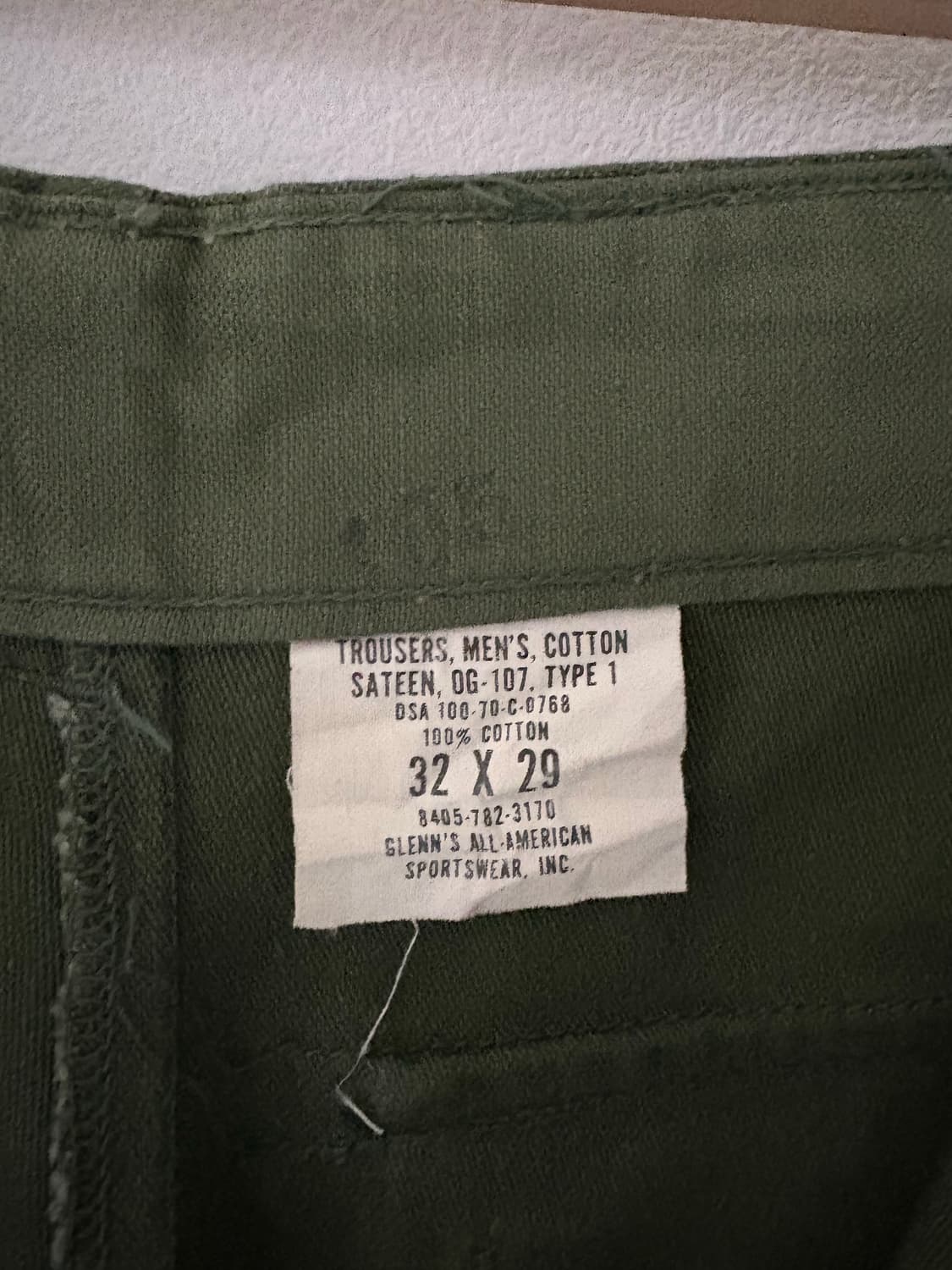 70‘s U.S ARmy og-107 Fatigue Pant 상품이미지4