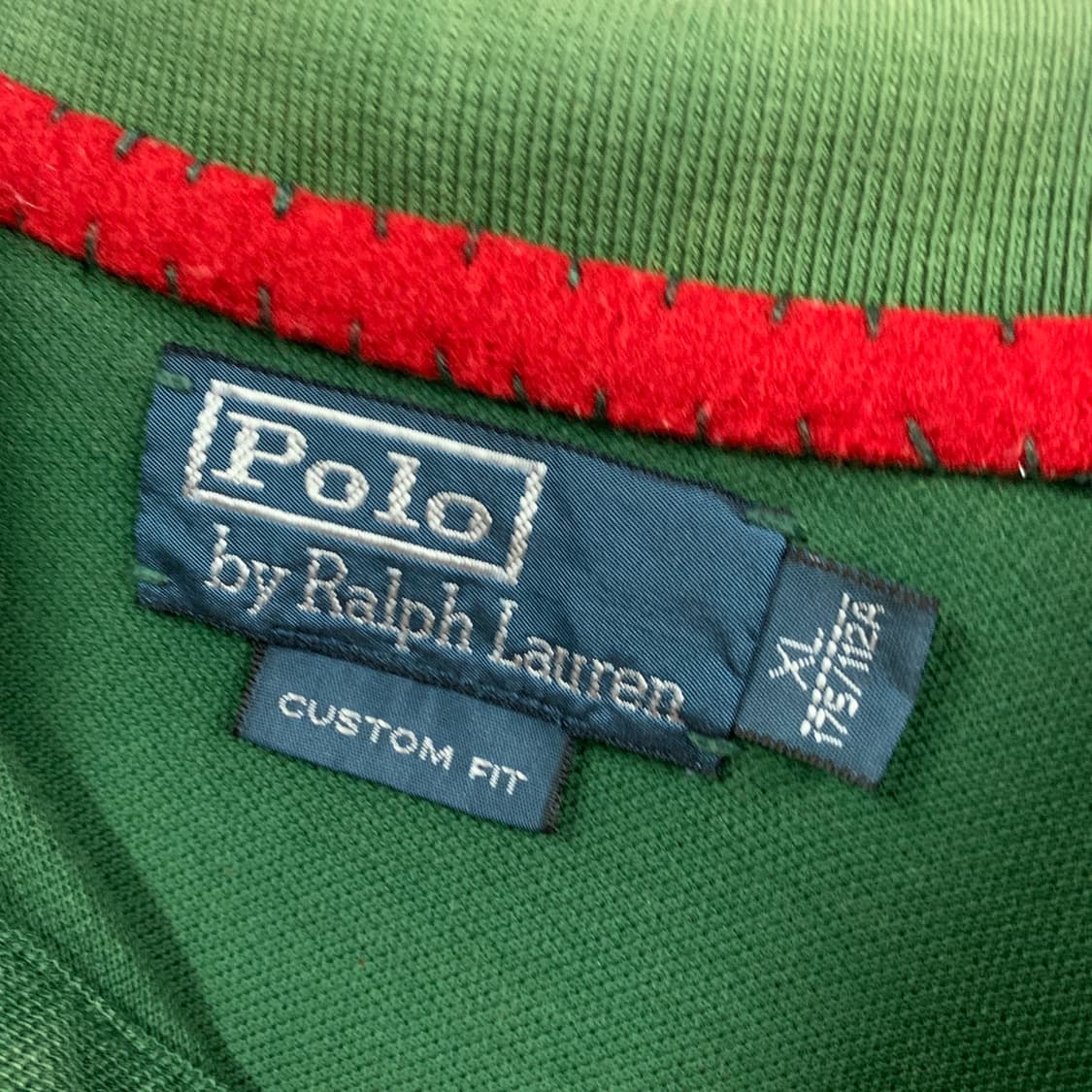 XL 폴로랄프로렌 커스텀핏 빈티지 프린팅 워싱 PK 반팔 카라티 상품이미지8