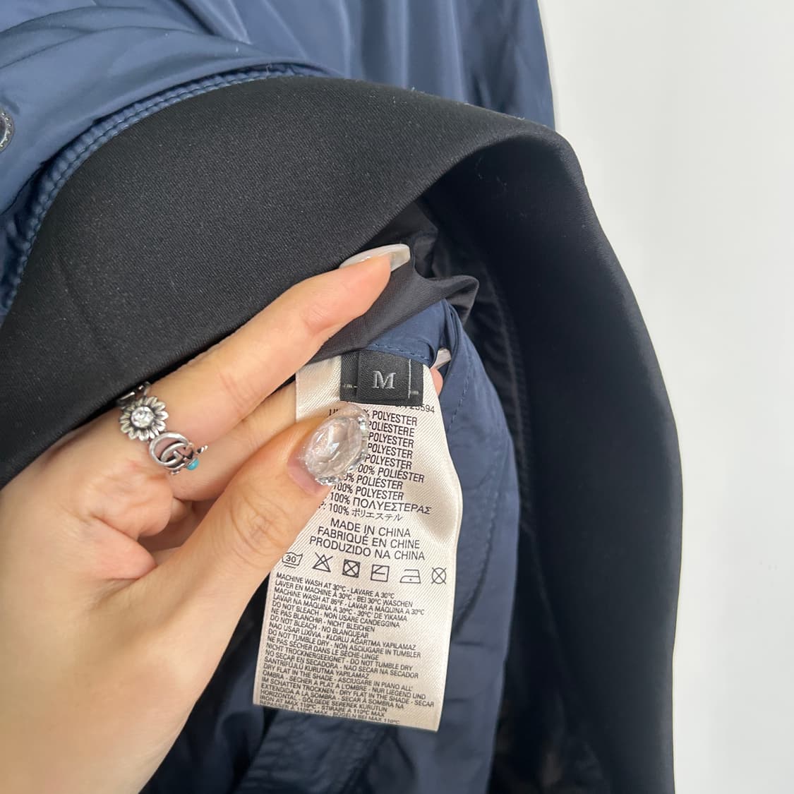 디젤 나일론 바이커 라이딩 자켓 M 상품이미지4