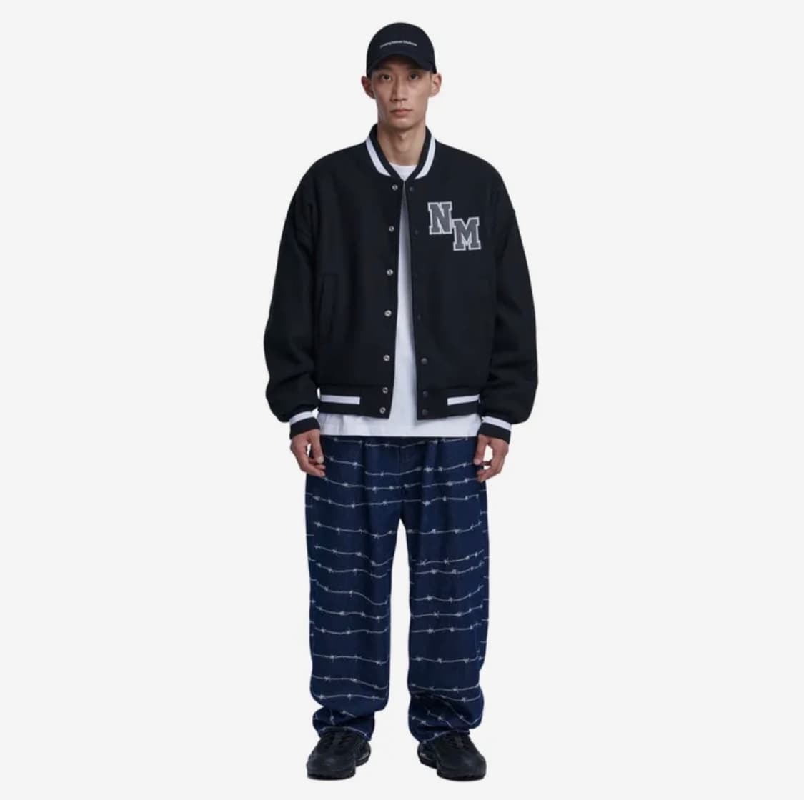 노메뉴얼 바시티자켓 누빔 M 상품이미지2