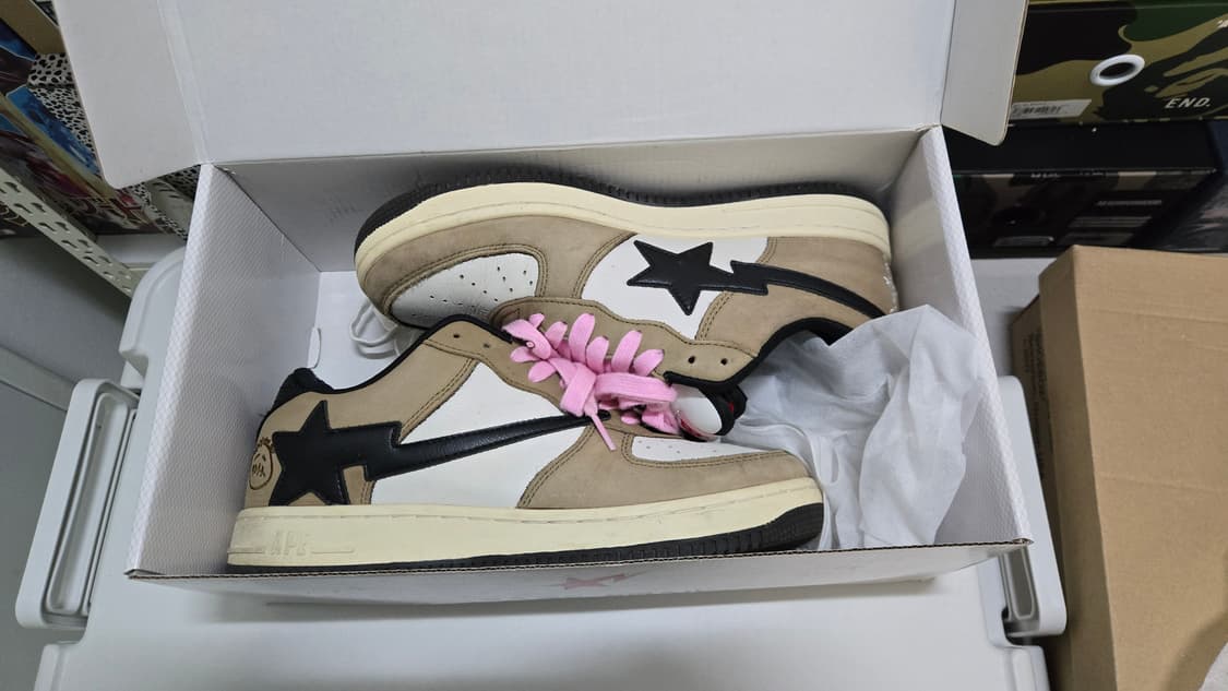 베이프 X 트레비스스캇 베이프스타 275사이즈 상품이미지2