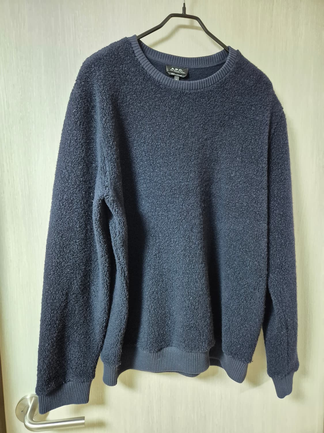 아페쎄 A.P.C 부클 맨투맨 스웻셔츠 XL 네이비 남성 상품이미지1