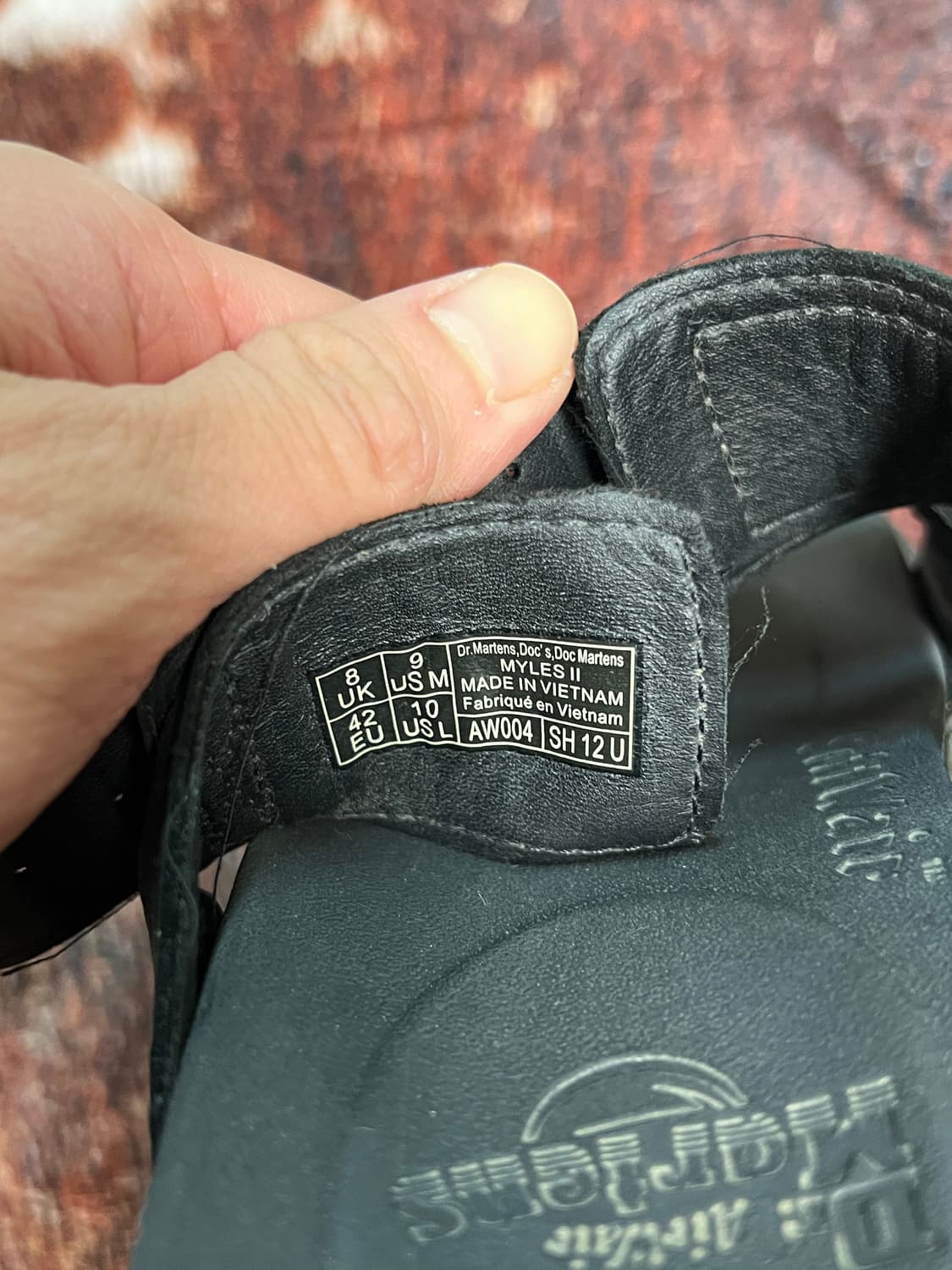 Dr. Martens 닥터마틴 마일즈 2 블랙 샌들 42(270) 상품이미지6