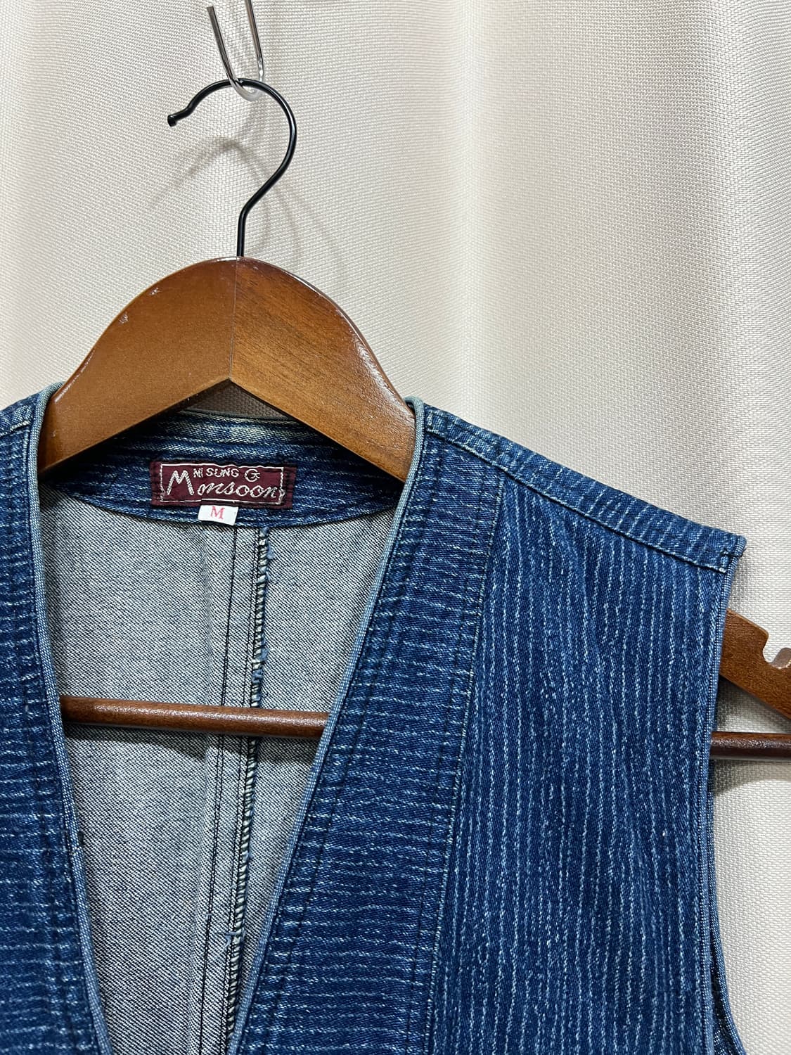 빈티지 여성 데님 베스트 자켓  상품이미지3