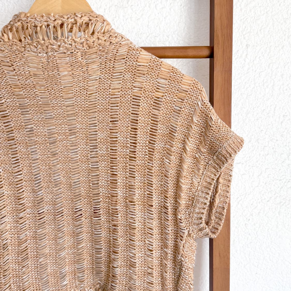 [LOVE21] 샌드 프린지 니트 숄 가디건 상품이미지7