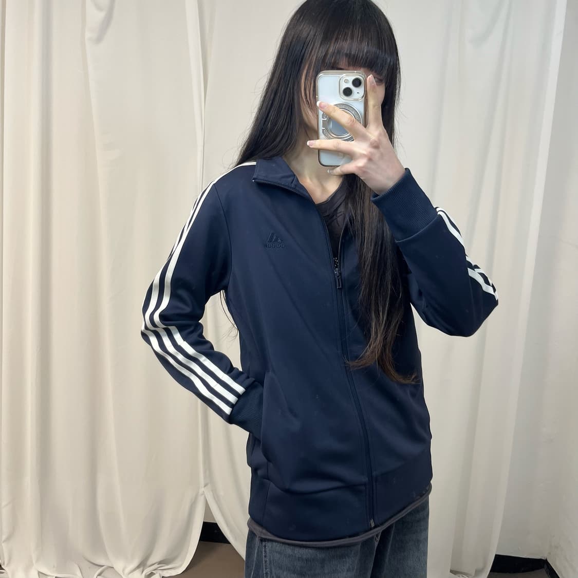 Adidas navy jersey  상품이미지2