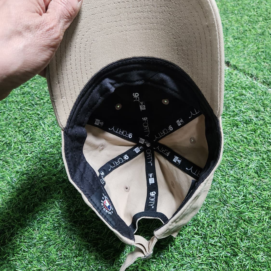 뉴에라 NY 양키스 9FORTY 베이지 볼캡 상품이미지4