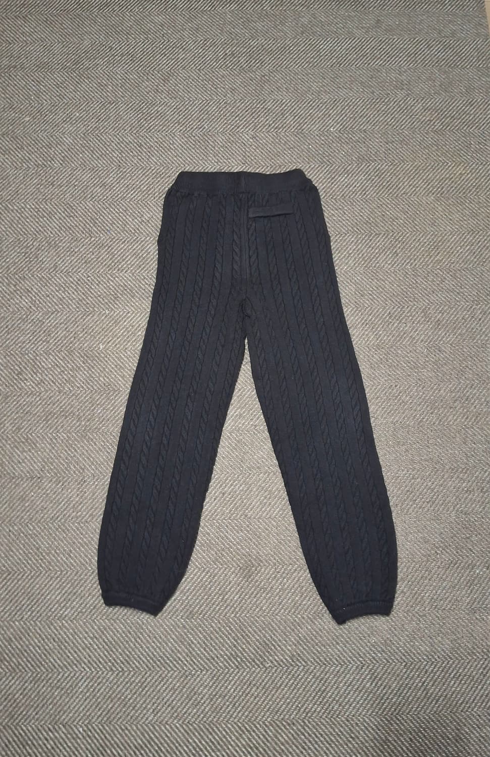 F)니트 트레이닝 세트 케이블 니트 상하의 세트 편한 코디 상품이미지5