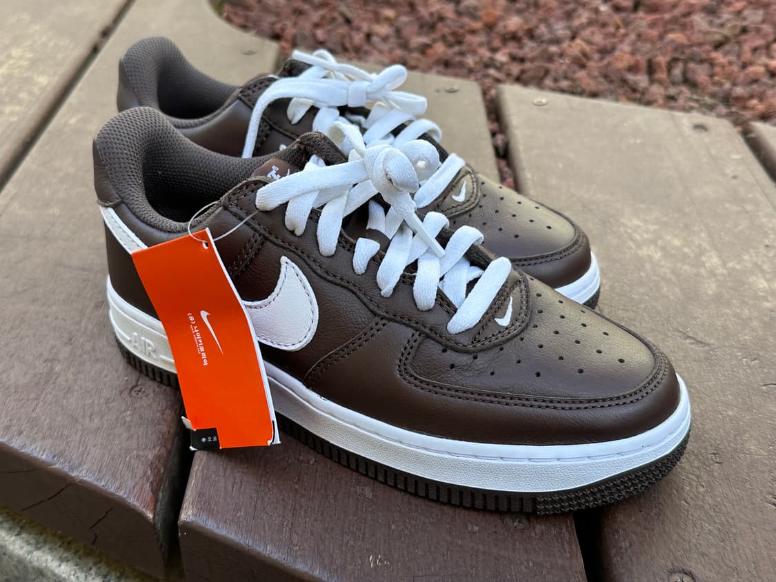 나이키 에어포스 브라운컬러 GS 235 새상품 상품이미지2