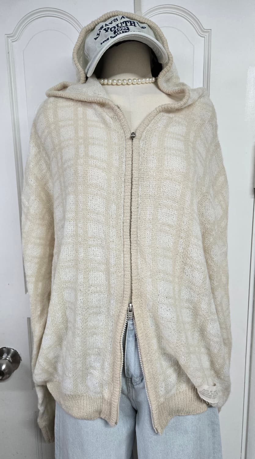 마뗑킴 체크후드가디건 상품이미지3