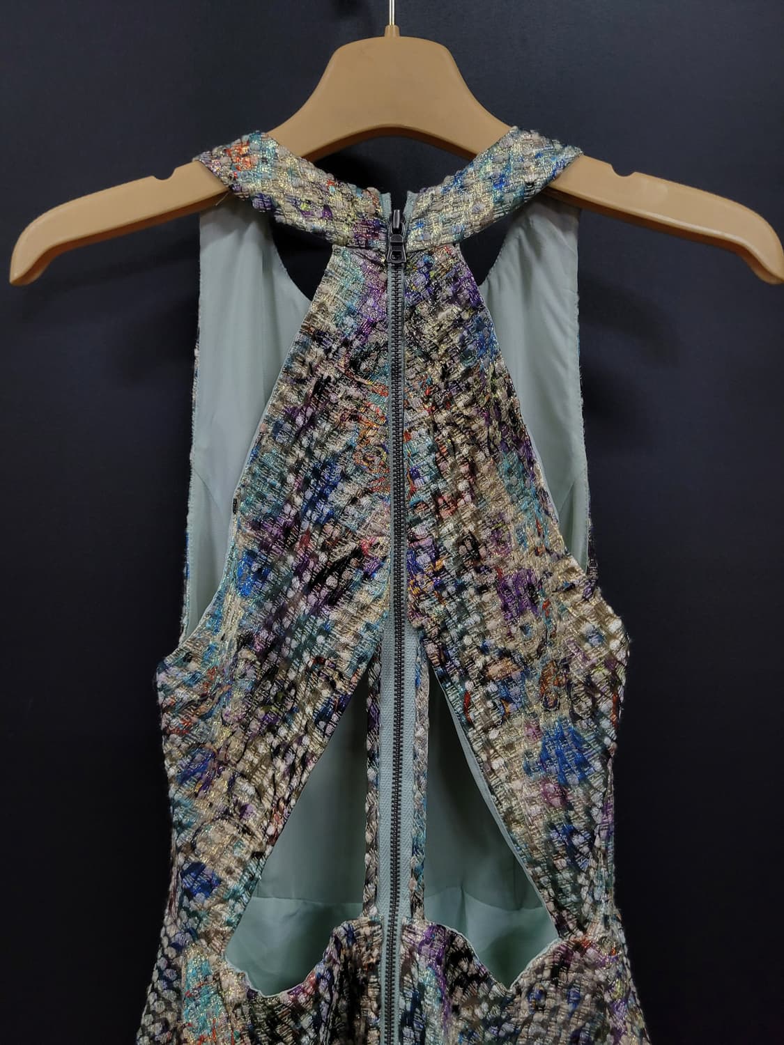 Alice + Olivia Portl Jacquard Metallic 상품이미지7