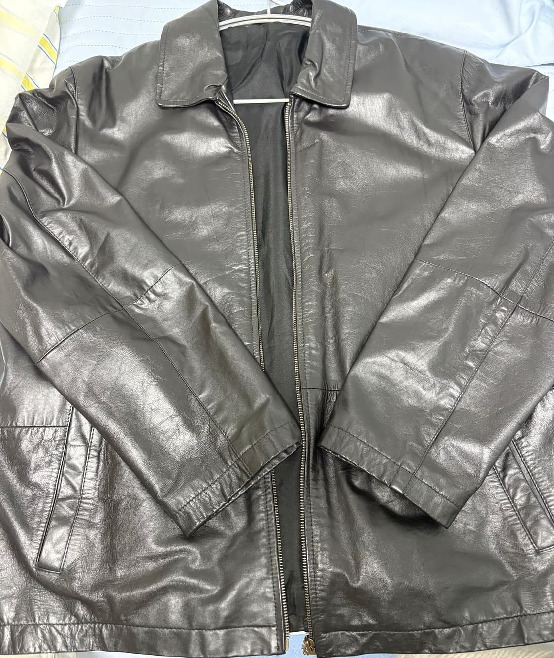 Rover&lakes 빈티지 램스킨 싱글레더자켓 상품이미지1