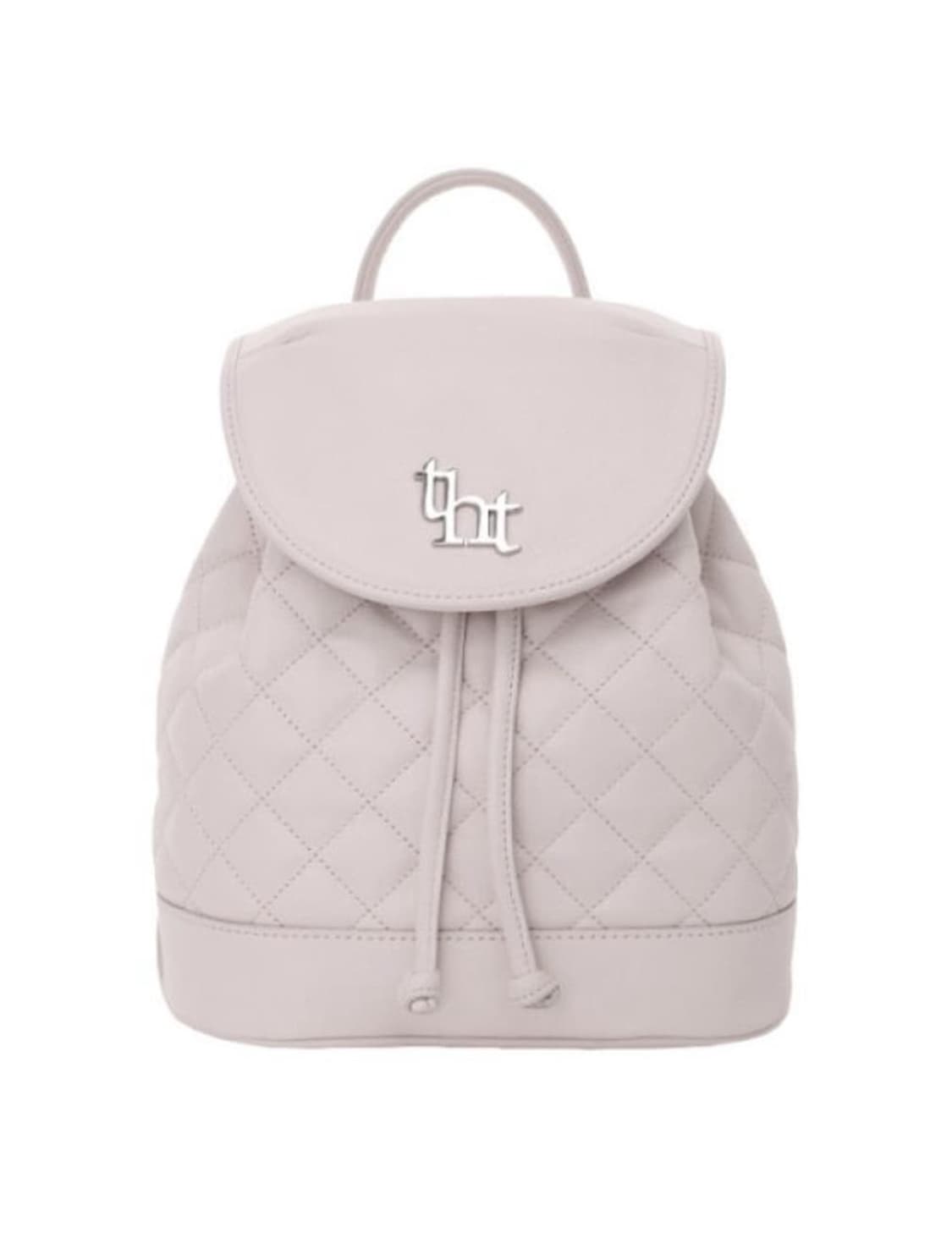 쓰리타임즈 퀼티드 백팩 핑크 상품이미지1