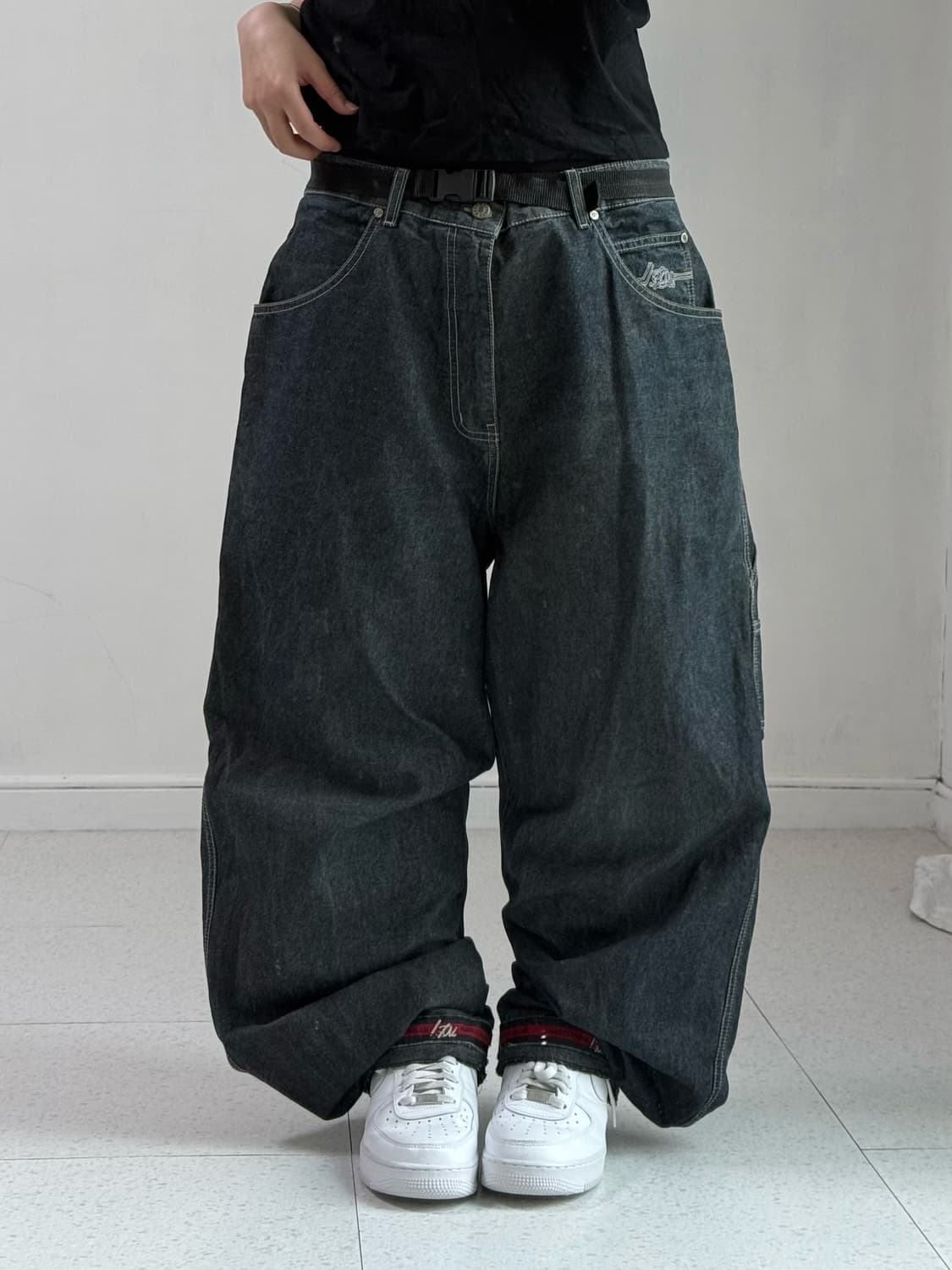 마자플라바 로고 데님팬츠 상품이미지1