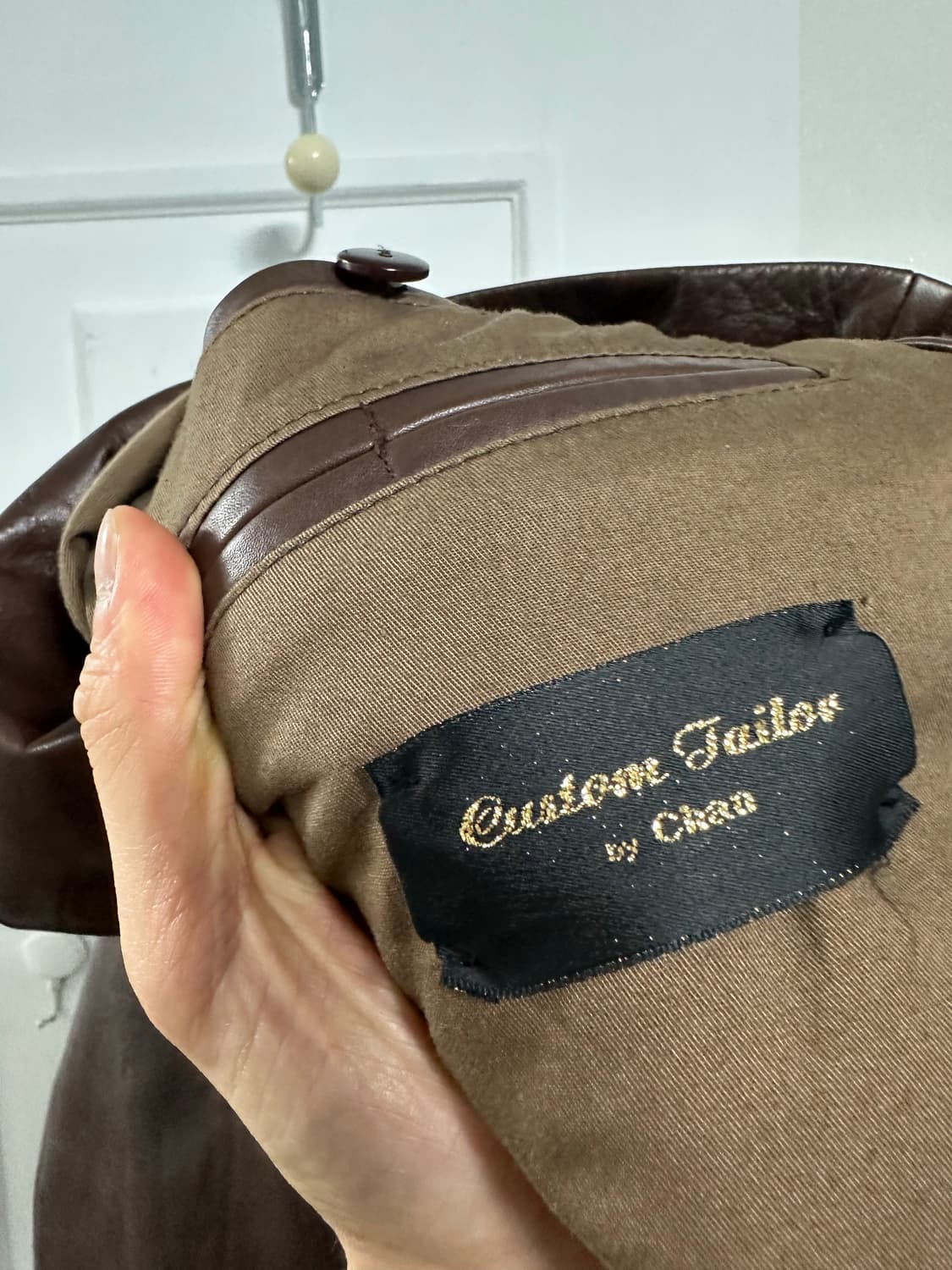 쉽스킨 바이커 자켓 상품이미지3