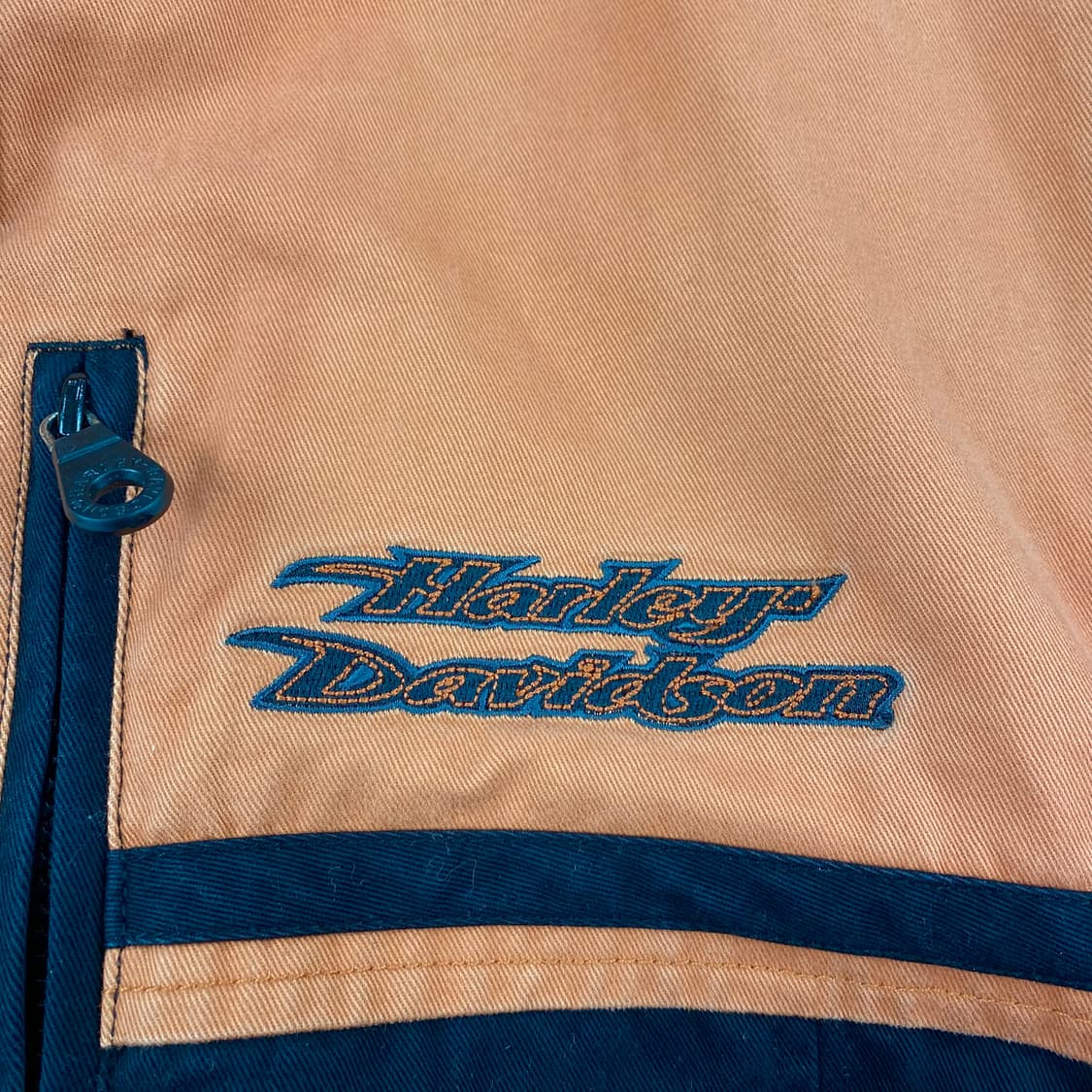 할리데이비슨 모터사이클 빅로고 코튼 봄버 레이싱 자켓 (100) 상품이미지3