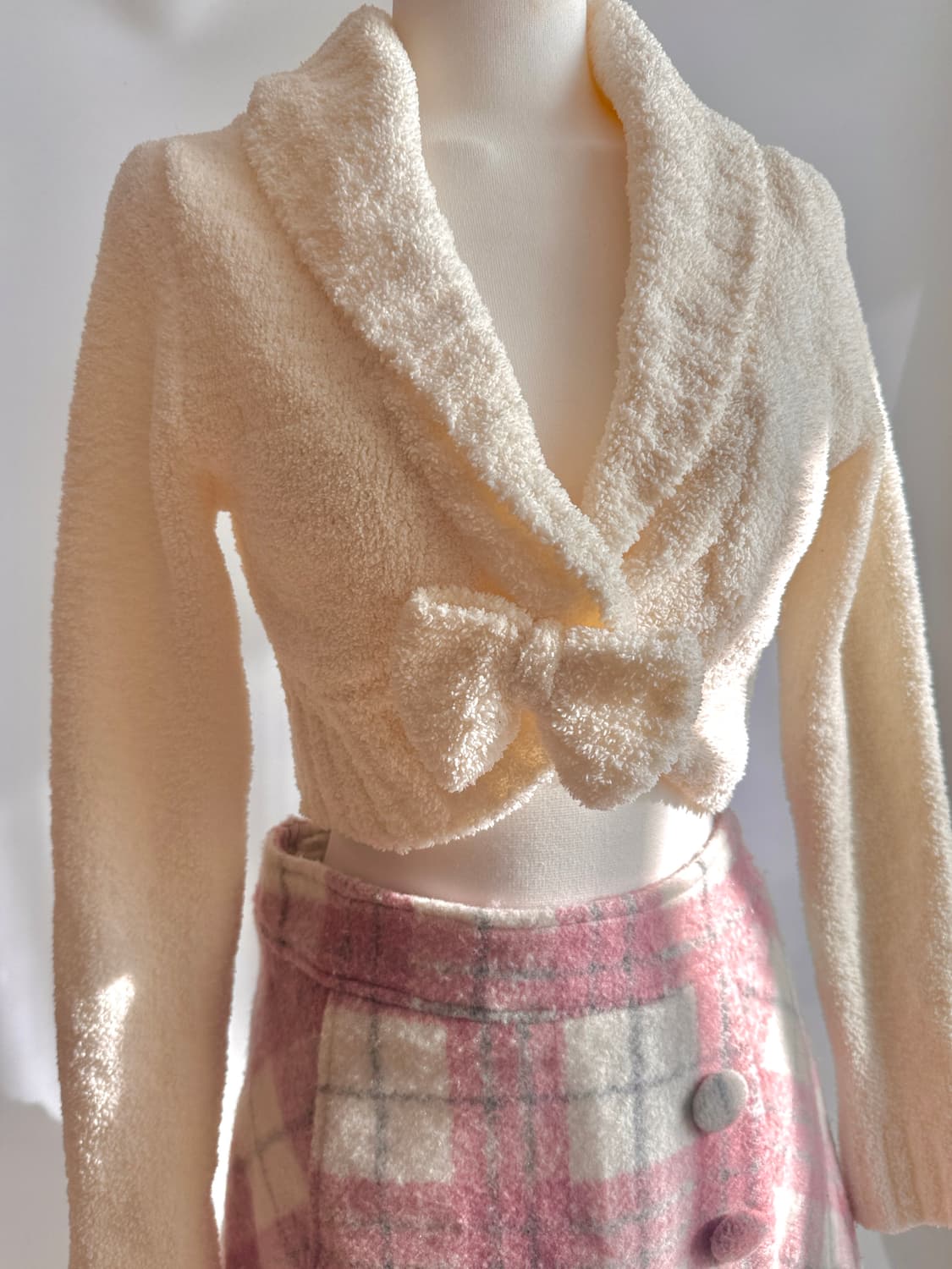 Lizlisa 리즈리사 히메갸루 달천깔 숏 가디건  상품이미지2