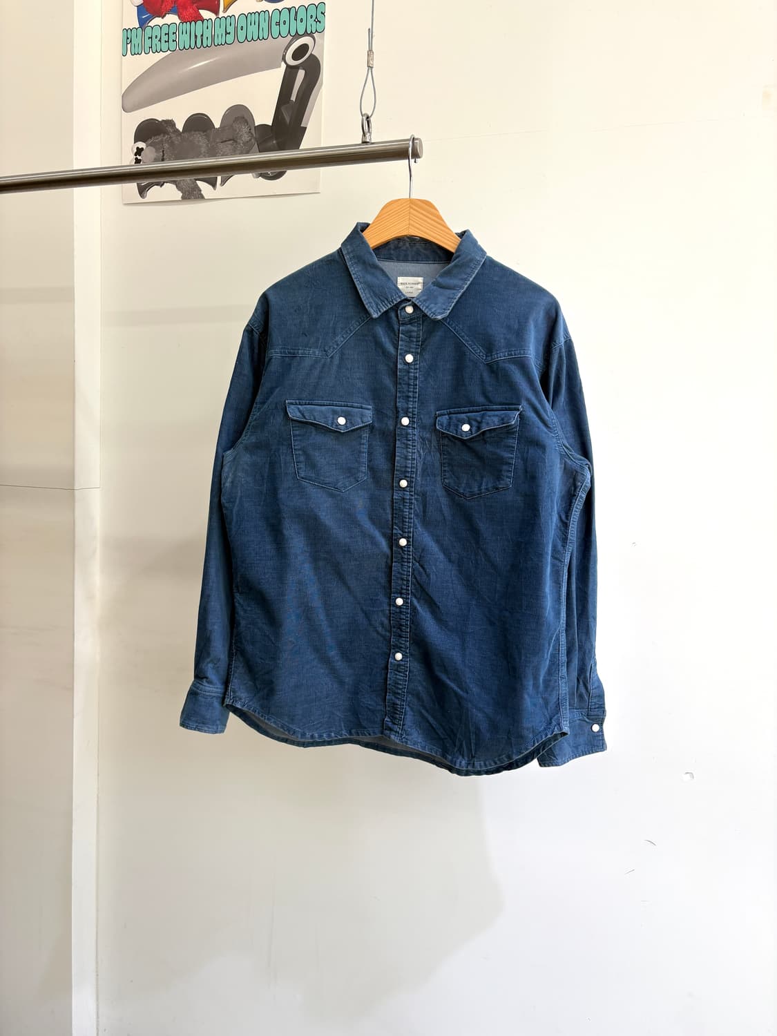 BACK NUMBER 데님셔츠 상품이미지1