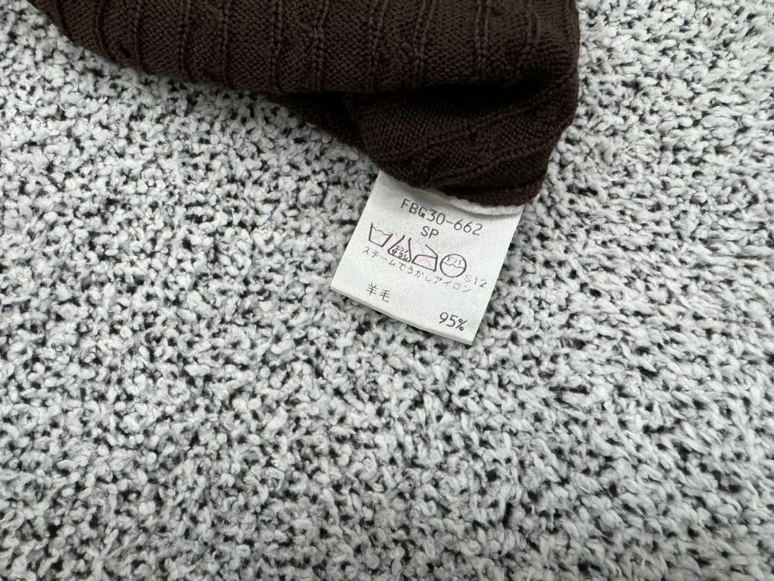 버버리 울 케시미어 케이블 목폴라 상품이미지4