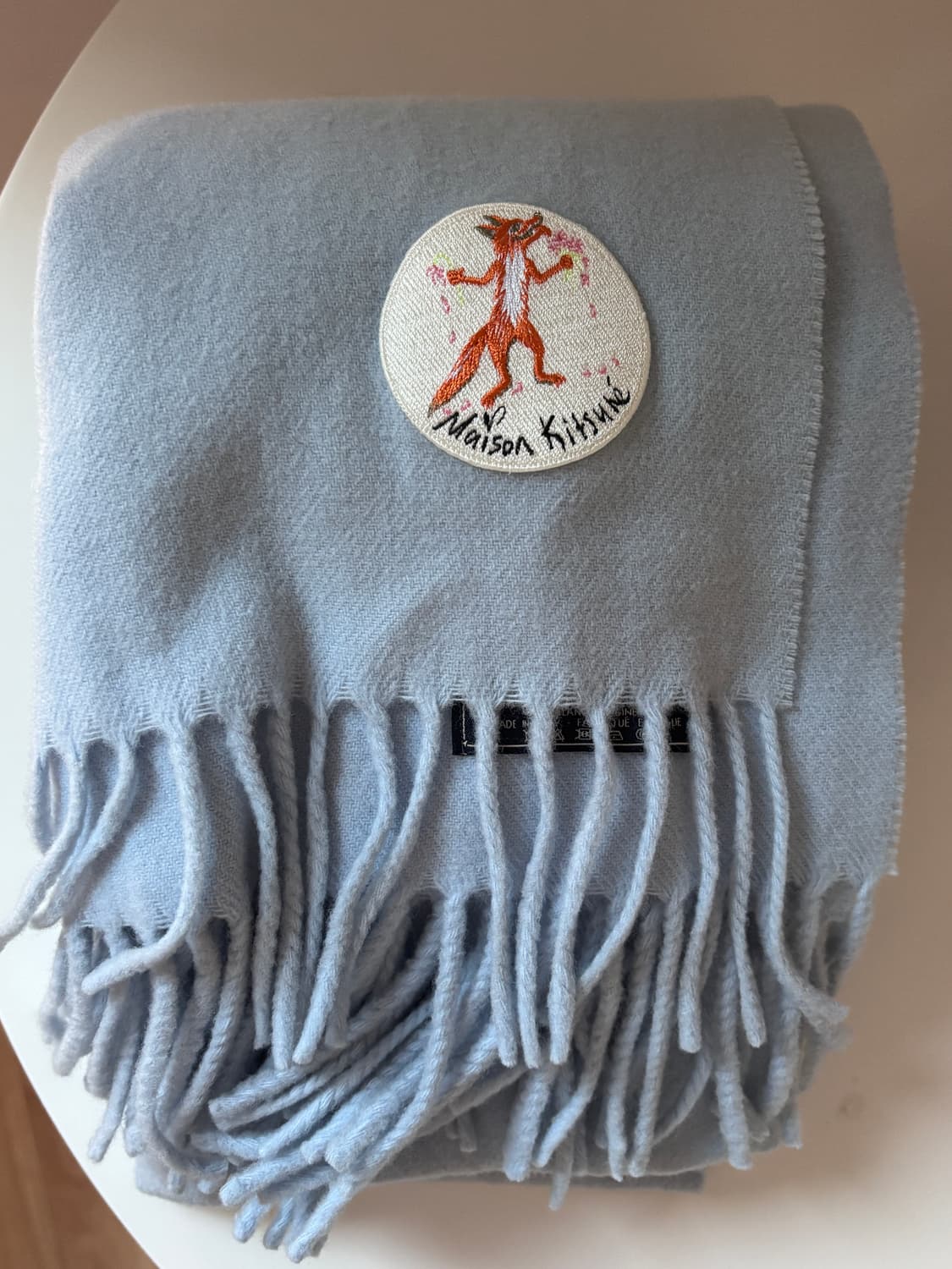 메종키츠네 폭스 패치 머플러 상품이미지2