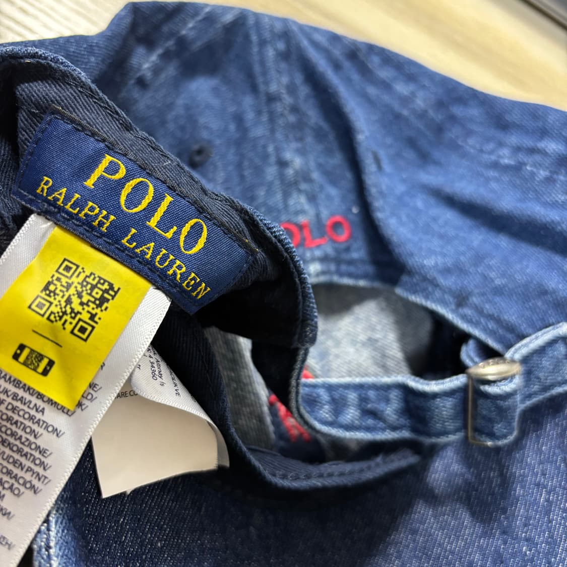 [정품] 폴로 데님 볼캡 (세탁완료) 상품이미지4