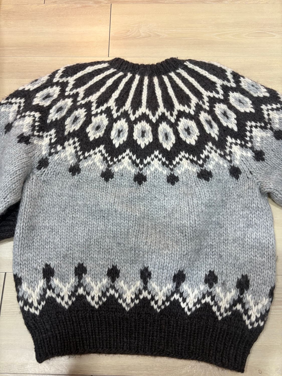 노르딕 패턴 빈티지 니트 상품이미지5