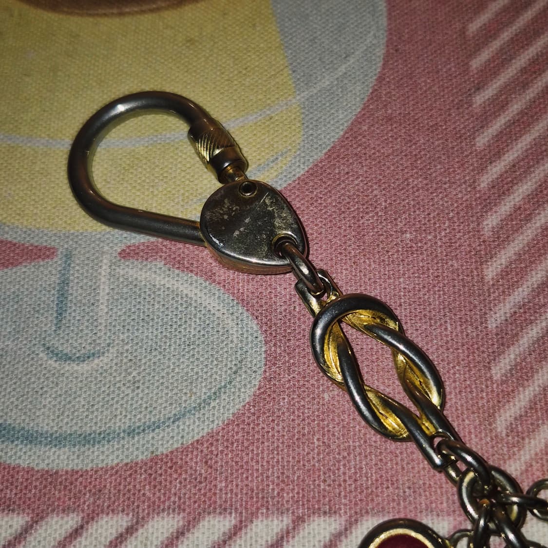 90s 꾸레쥬 하트 에나멜 레이어드 키링 상품이미지9