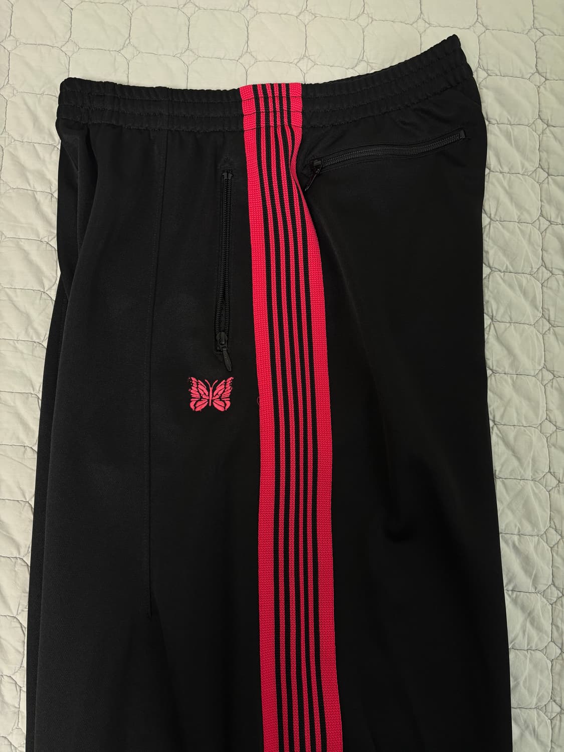 [S] 니들스 Needles JW 별주 H.D 트랙팬츠 블랙/핑크 상품이미지7