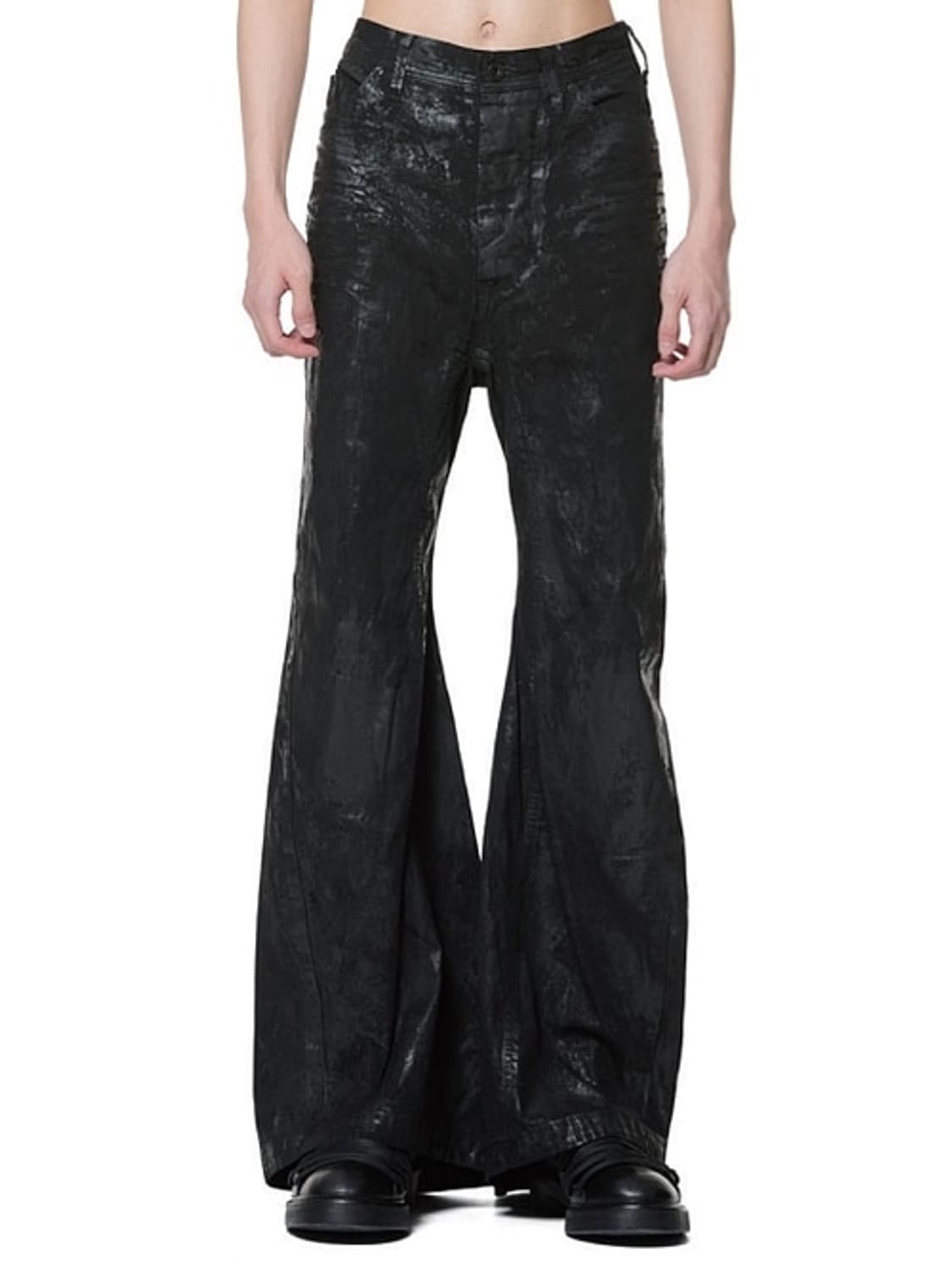 새상품 율리우스 8oz 와이드데님 더티 러스터블랙 2/3사이즈 상품이미지2