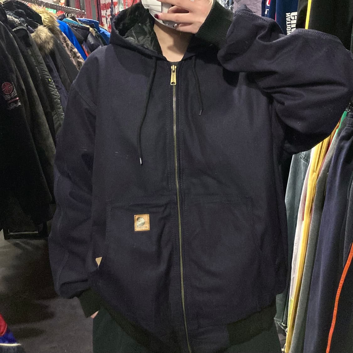 [IM] 칼하트 리메이크 워크자켓 네이비 상품이미지1