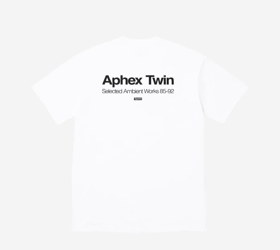 슈프림 supreme 에이펙스 트윈 aphex twin 화이트 s 상품이미지2