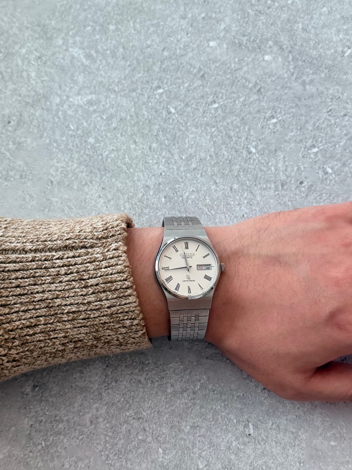 Citizen 시티즌 CRYSTRON Quartz Day-Date 상품이미지7