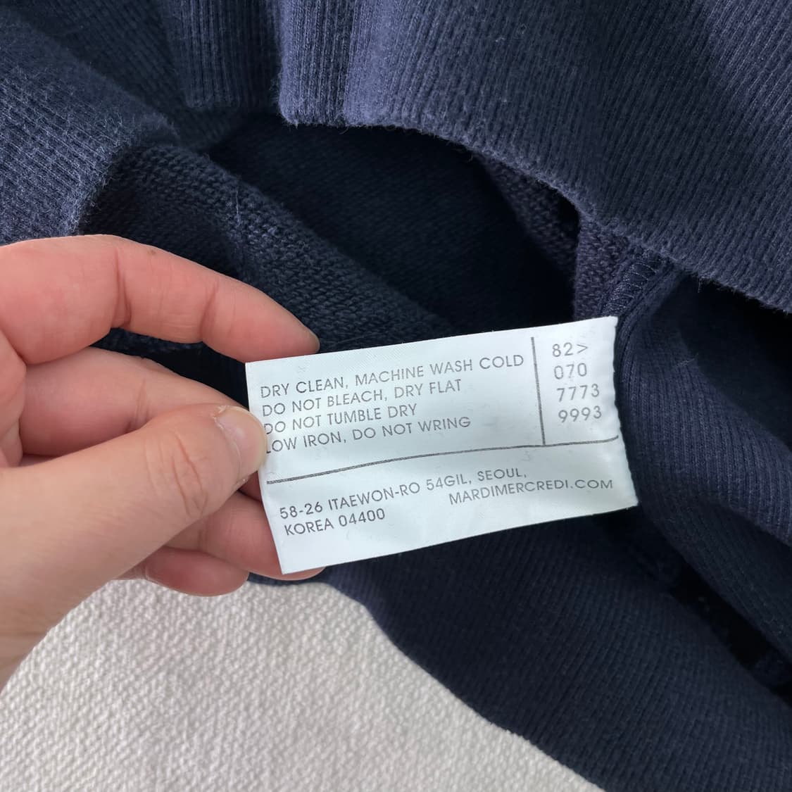 100 마르디 메크르디 맨투맨 상품이미지4