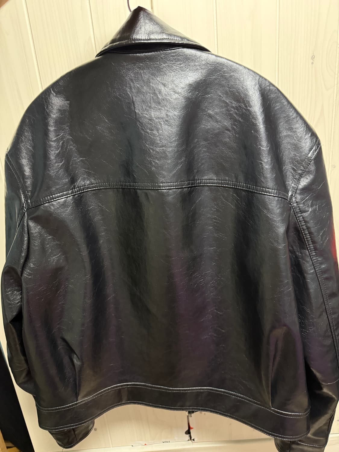 자라 페이크레더 토글자켓 M 상품이미지6