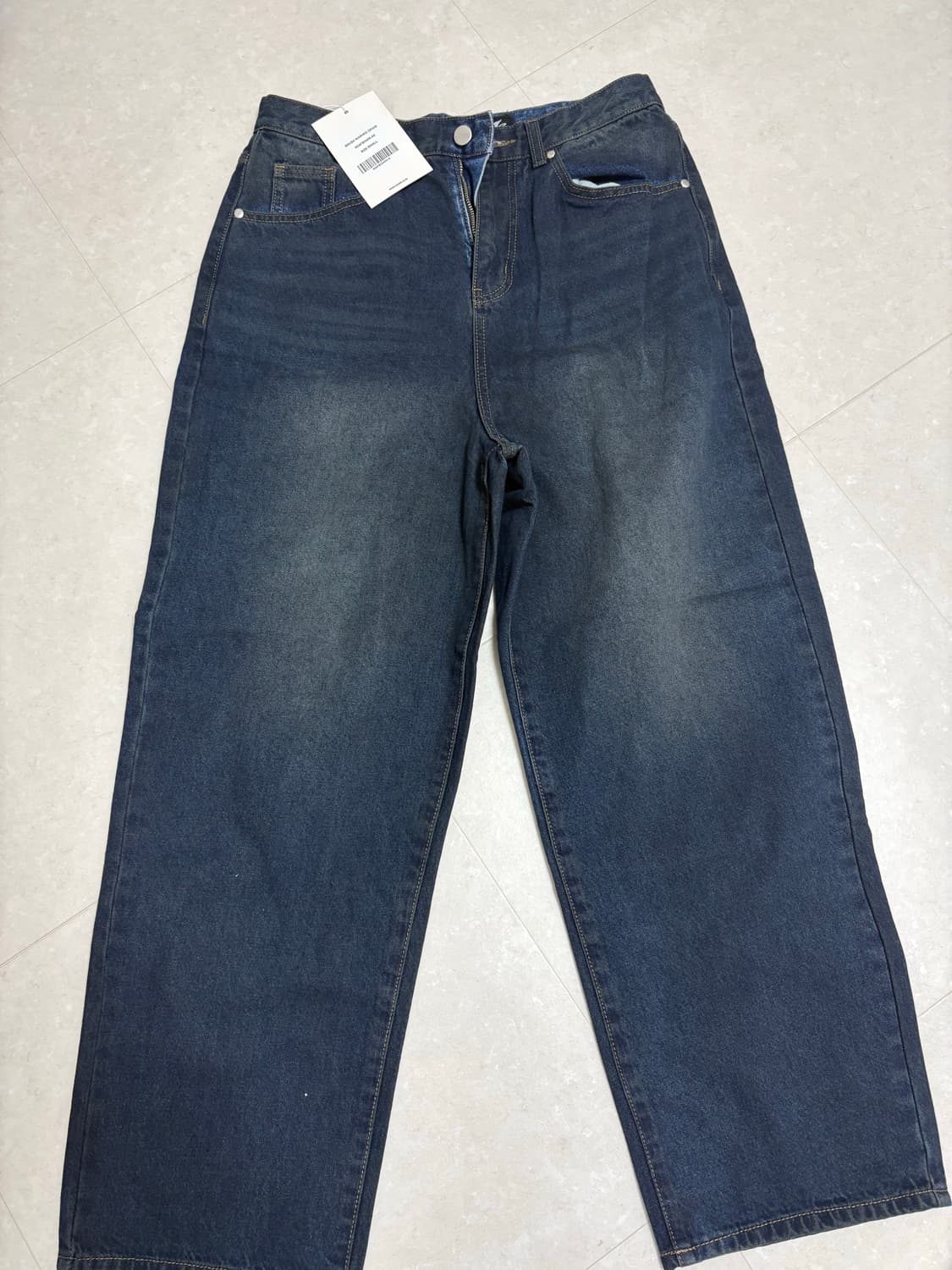 ! 새상품 !스웨이드 청바지 s 상품이미지1