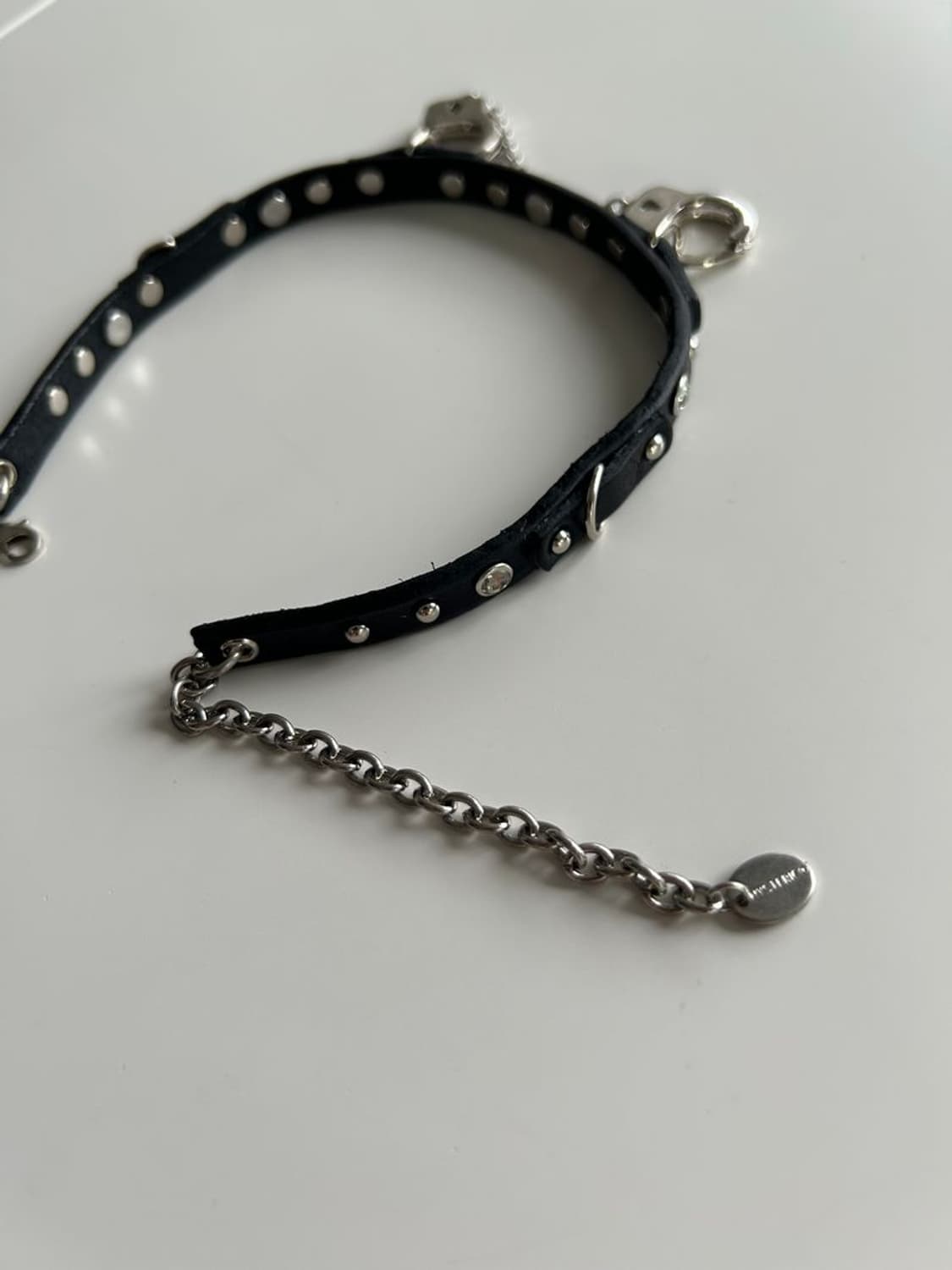 HANDCUFFS LEATHER NECK CHOCKER 수갑 가죽 목걸이 상품이미지4