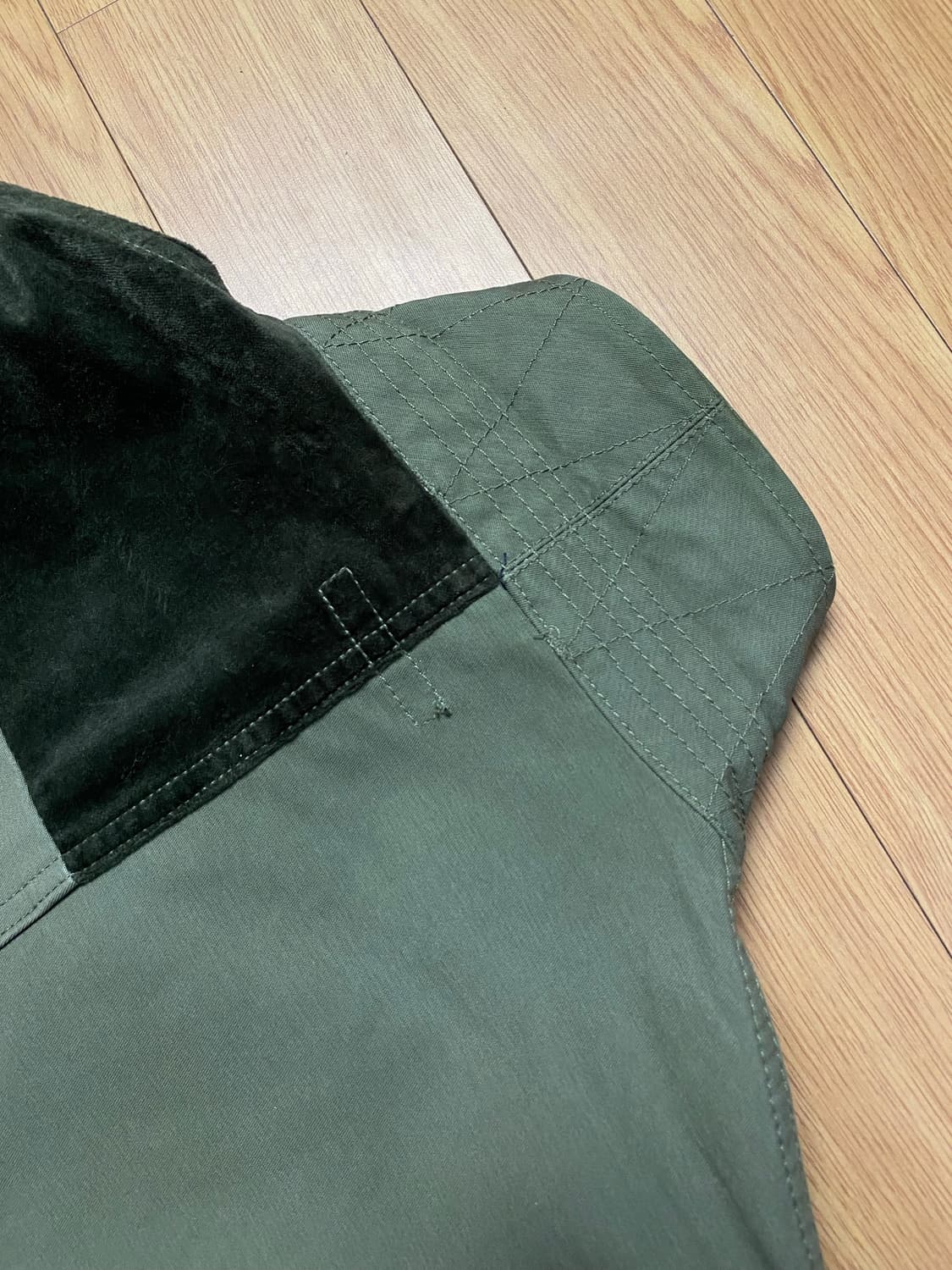 (S) 엔지니어드 가먼츠 베드포드 자켓 올리브 패치워크 상품이미지10