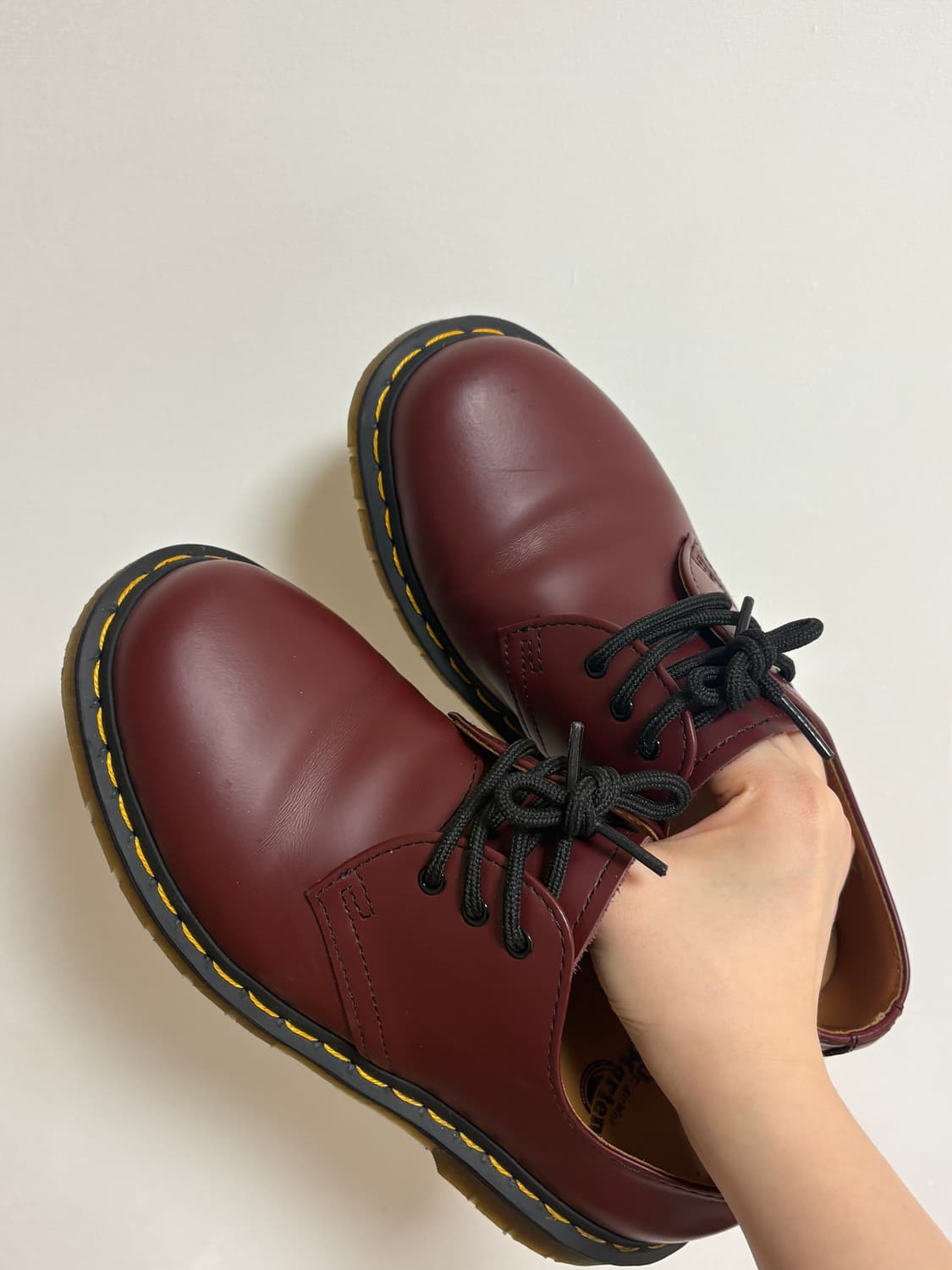 1461 3홀 체리레드 11838600 uk4 상품이미지1